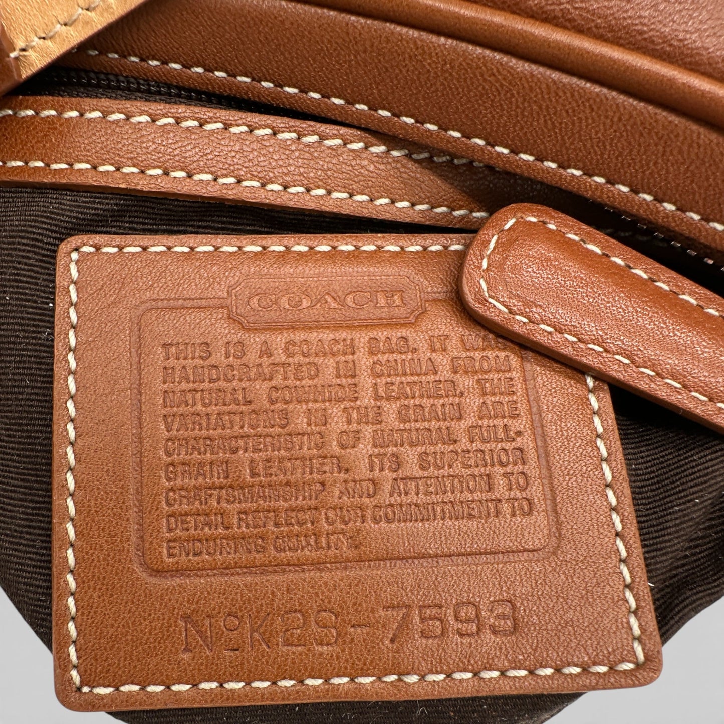 Vintage Coach 7593 Crescent Shoulder Bag - Thanks it's Vintage