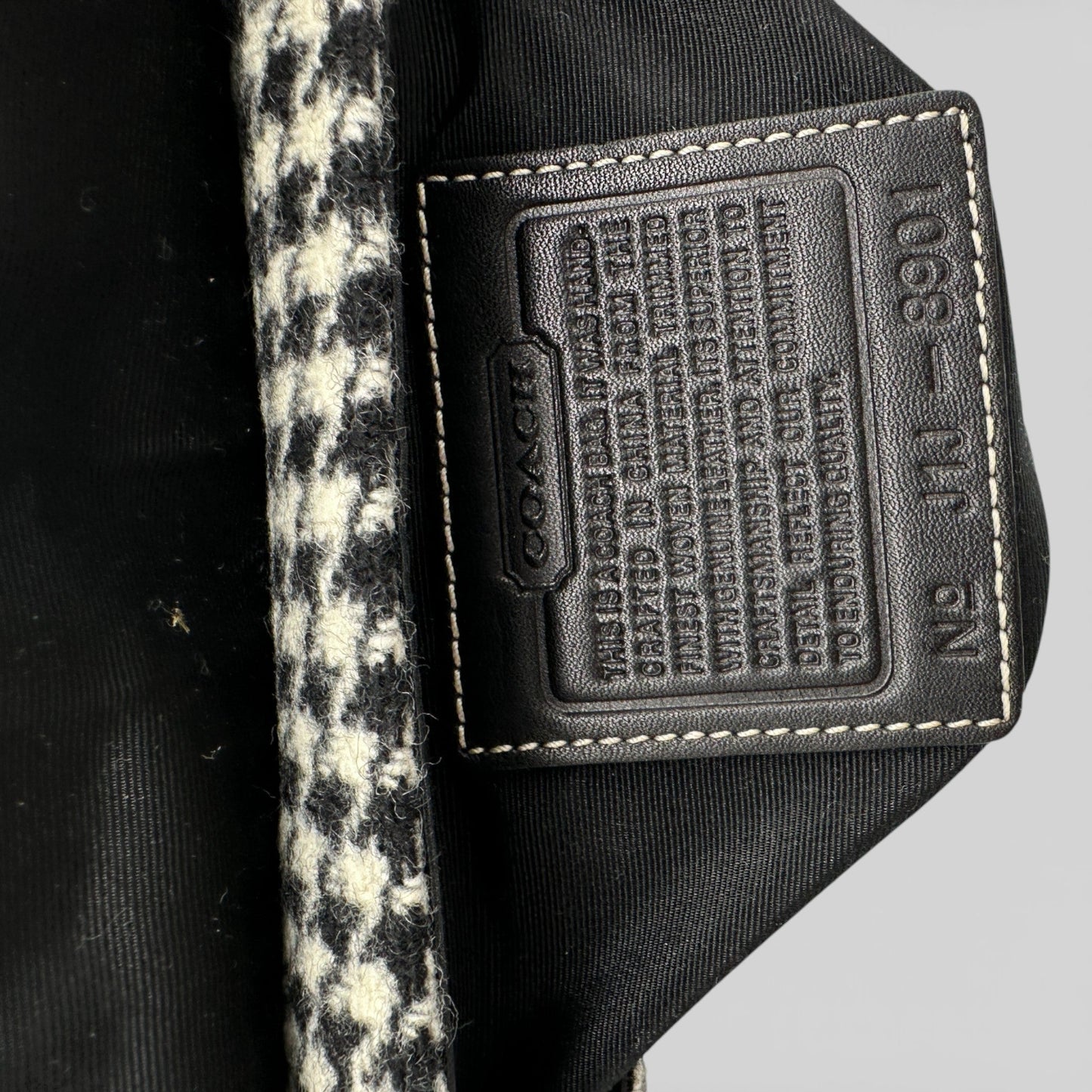 Vintage Coach 8901 Houndstooth Shoulder bag - Thanks it's Vintage