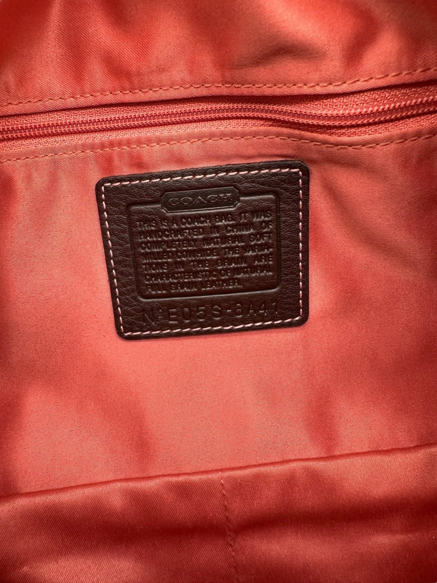 Vintage Coach 8A41 Soho Buckle Shoulder Bag in Brown Grain Leather - Thanks it's Vintage