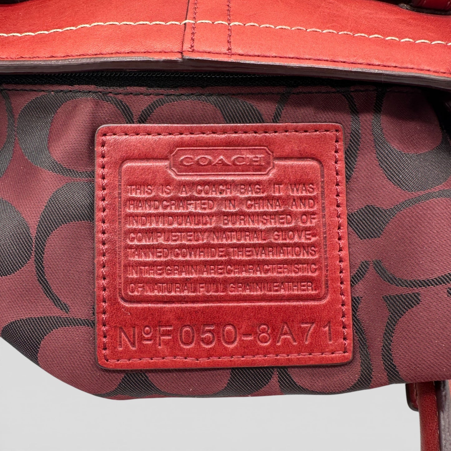 Vintage Coach 8A71 Hampton Clip Tote Handbag - Thanks it's Vintage