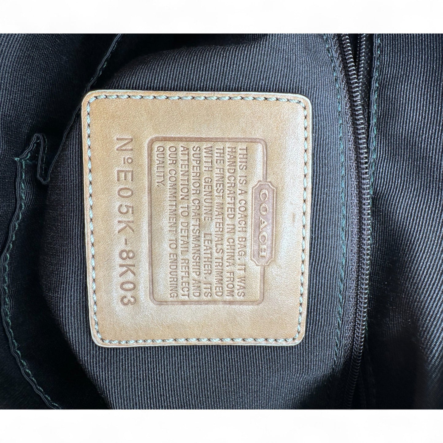 Vintage Coach 8K03 Hampton Clip Shoulder Bag - Thanks it's Vintage