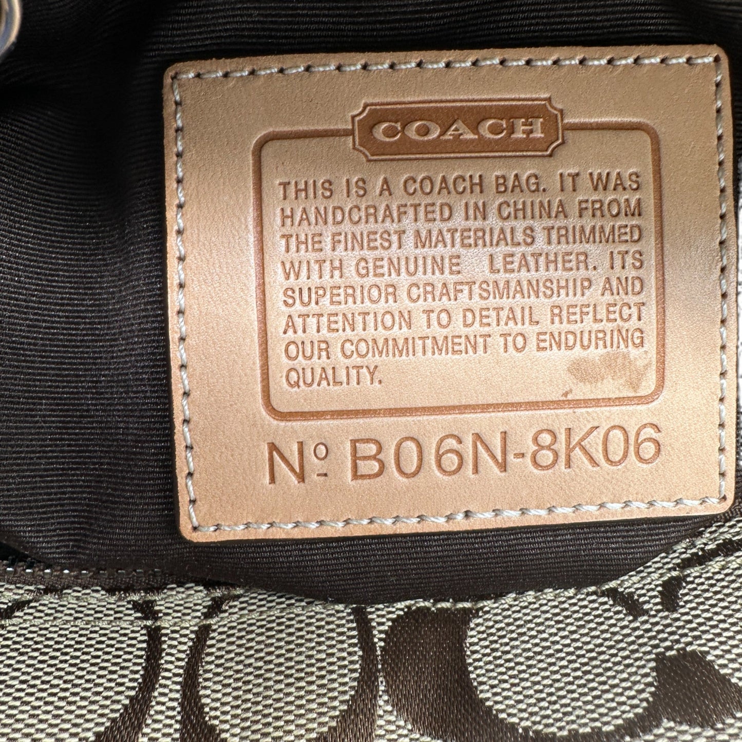 Vintage Coach 8K06 Hampton Clip Handbag - Thanks it's Vintage