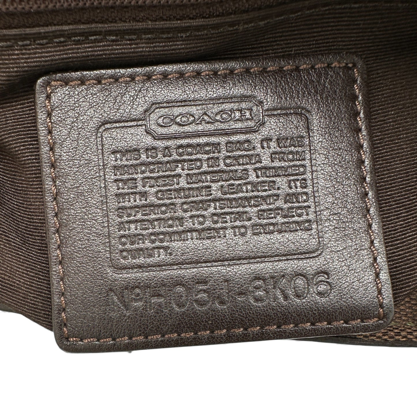 Vintage Coach 8K06 Hampton Clip Handbag - Thanks it's Vintage