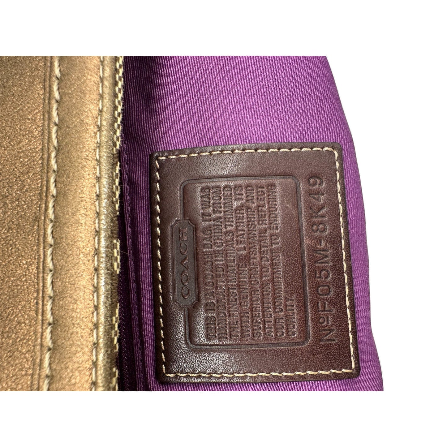 Vintage Coach 8K49 Tote Shopper Bag - Thanks it's Vintage