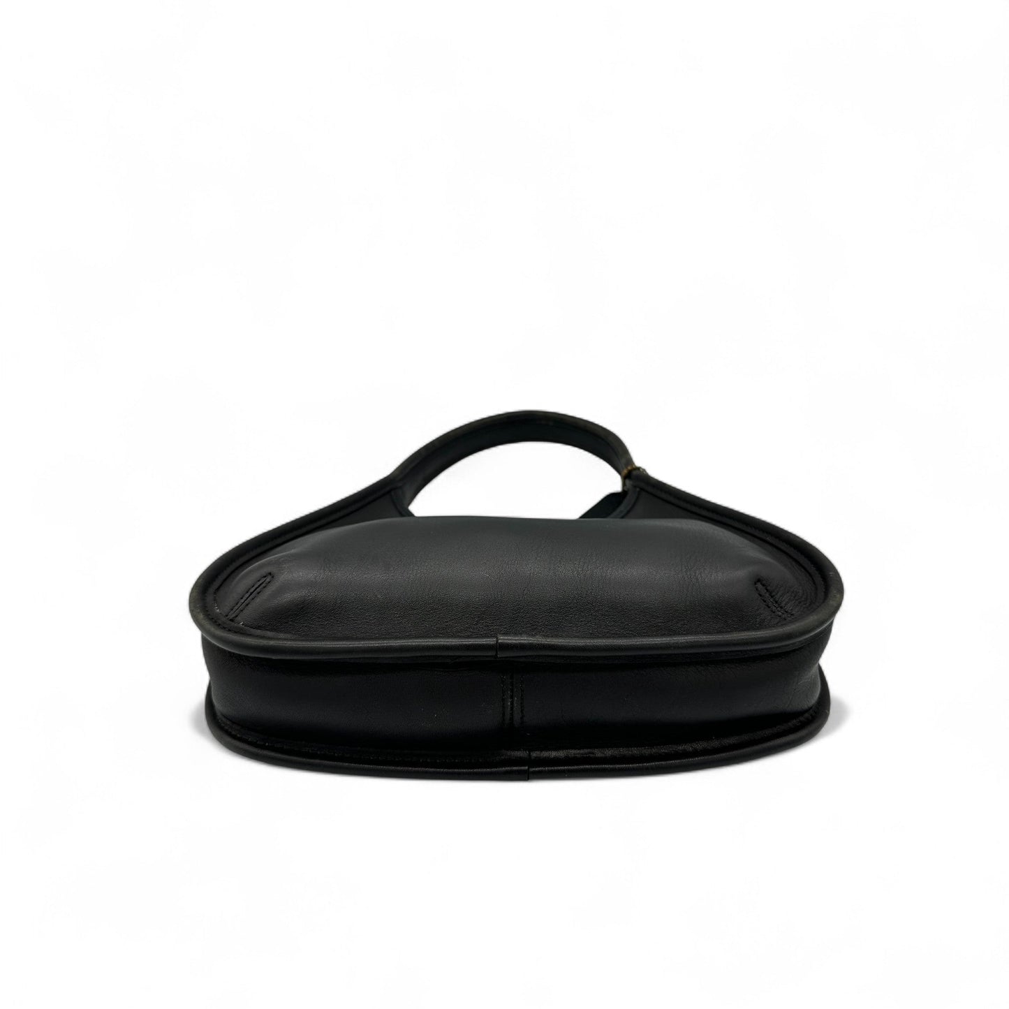 Vintage Coach 9027 Black Leather Ergo Shoulder Bag - Thanks it's Vintage