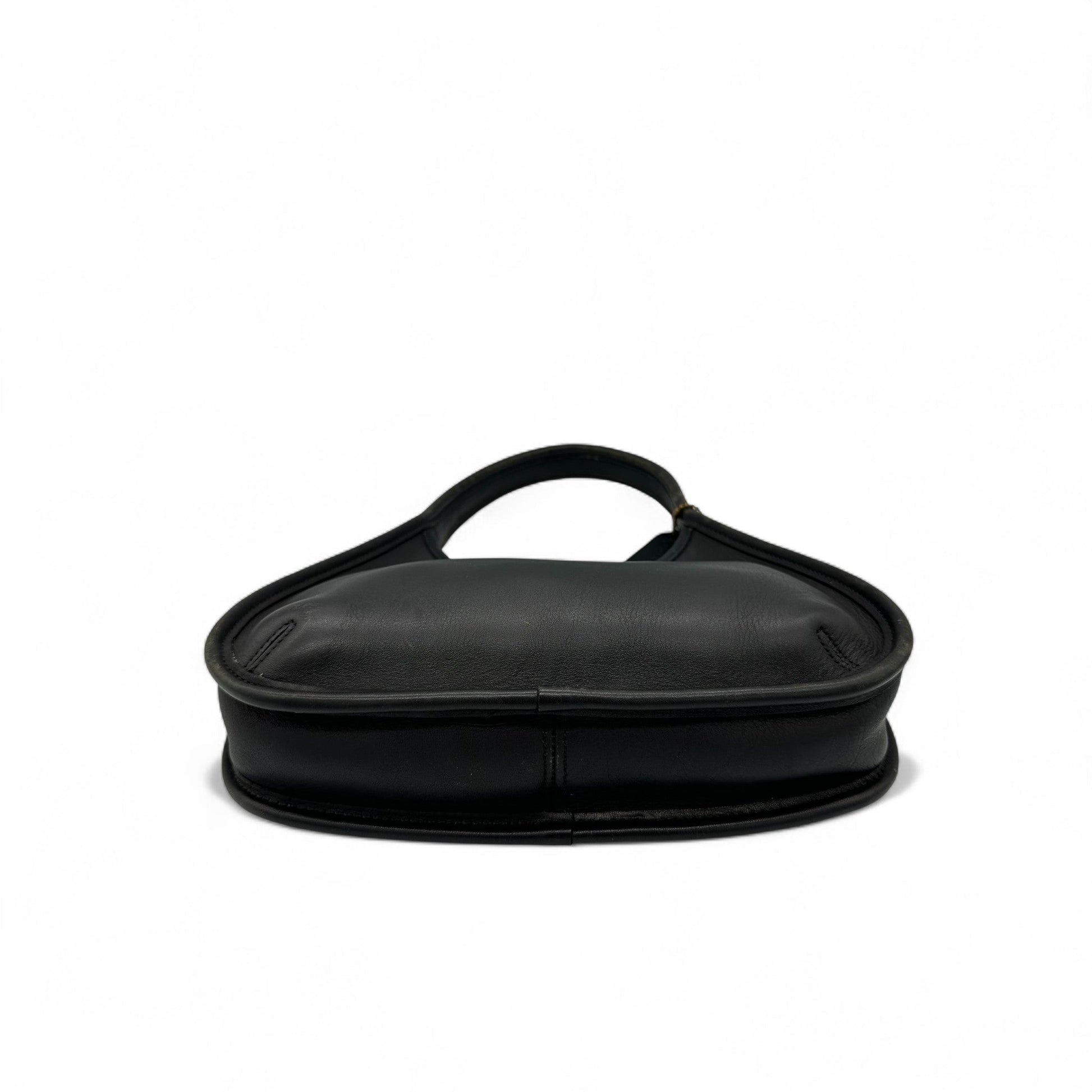 Vintage Coach 9027 Black Leather Ergo Shoulder Bag - Thanks it's Vintage