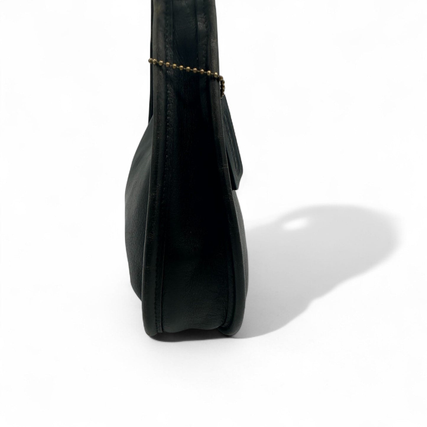 Vintage Coach 9027 Black Leather Ergo Shoulder Bag - Thanks it's Vintage