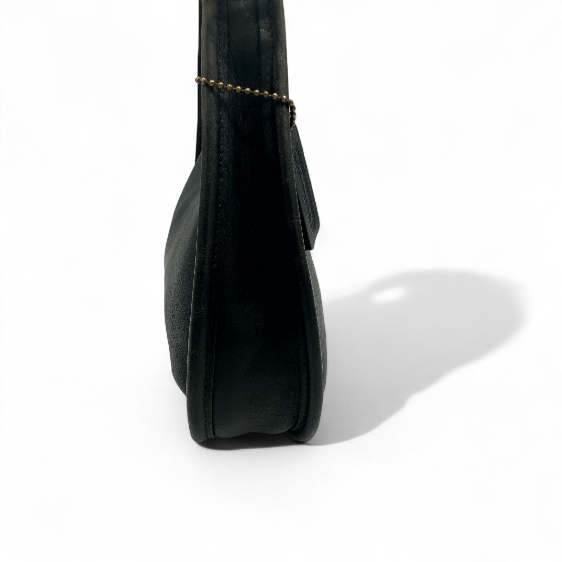 Vintage Coach 9027 Black Leather Ergo Shoulder Bag - Thanks it's Vintage