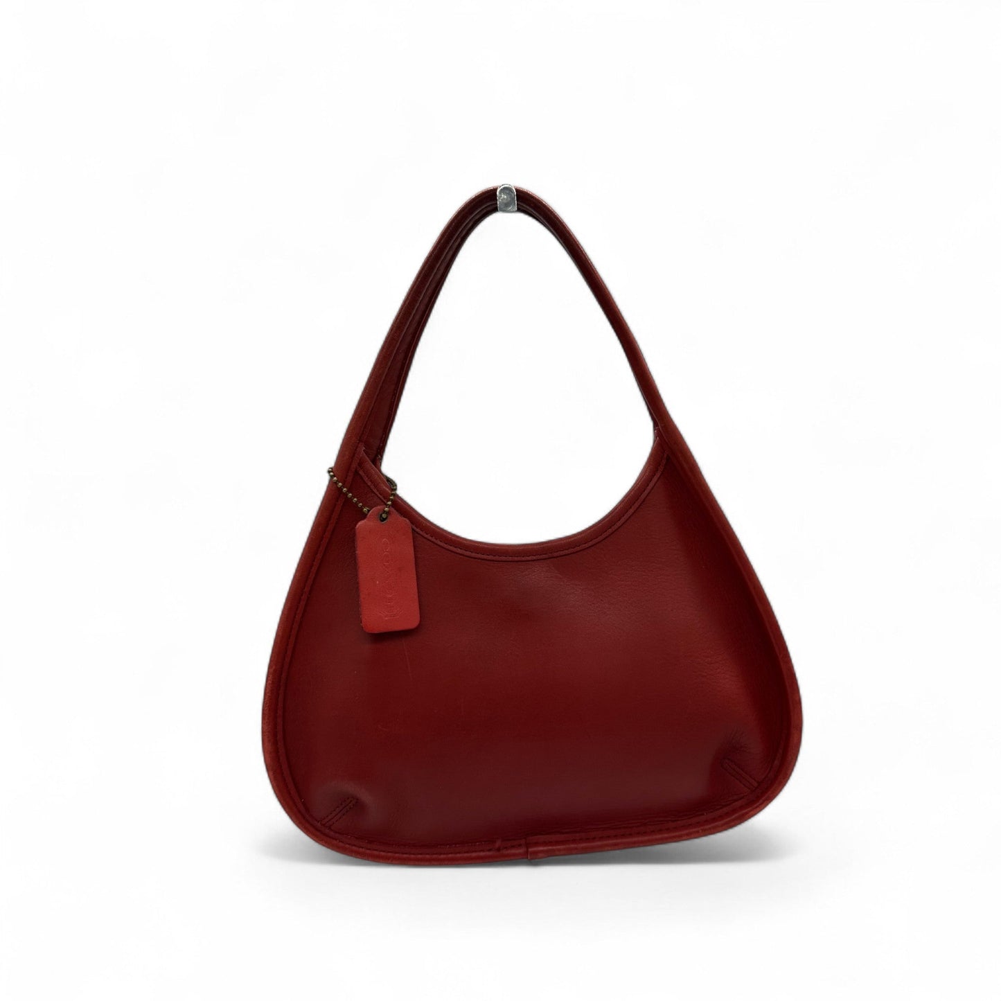Vintage Coach 9027 Red Leather Ergo Shoulder Bag - Thanks it's Vintage