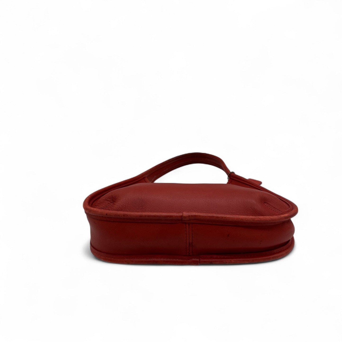 Vintage Coach 9027 Red Leather Ergo Shoulder Bag - Thanks it's Vintage