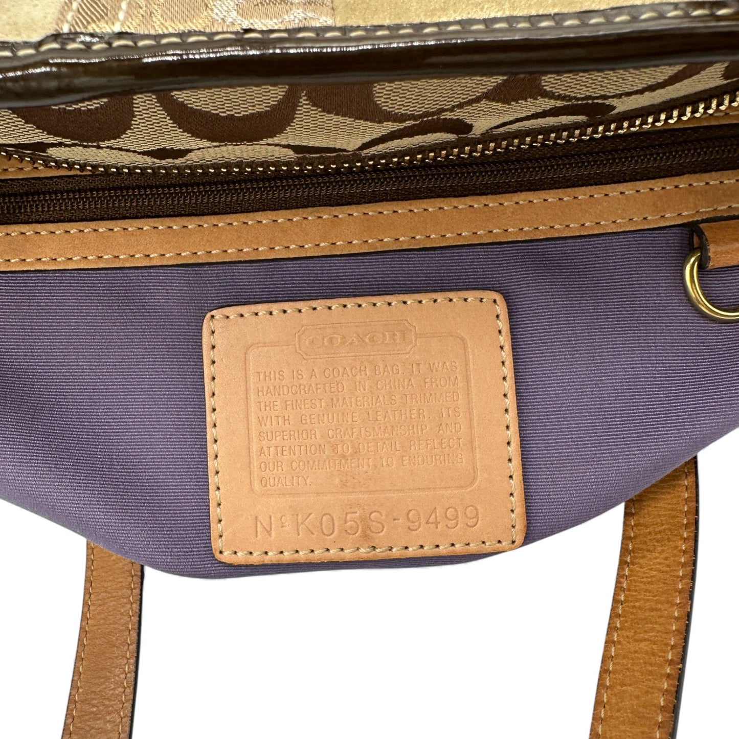 Vintage Coach 9499 Limited Edition Patchwork Tote Bag - Thanks it's Vintage