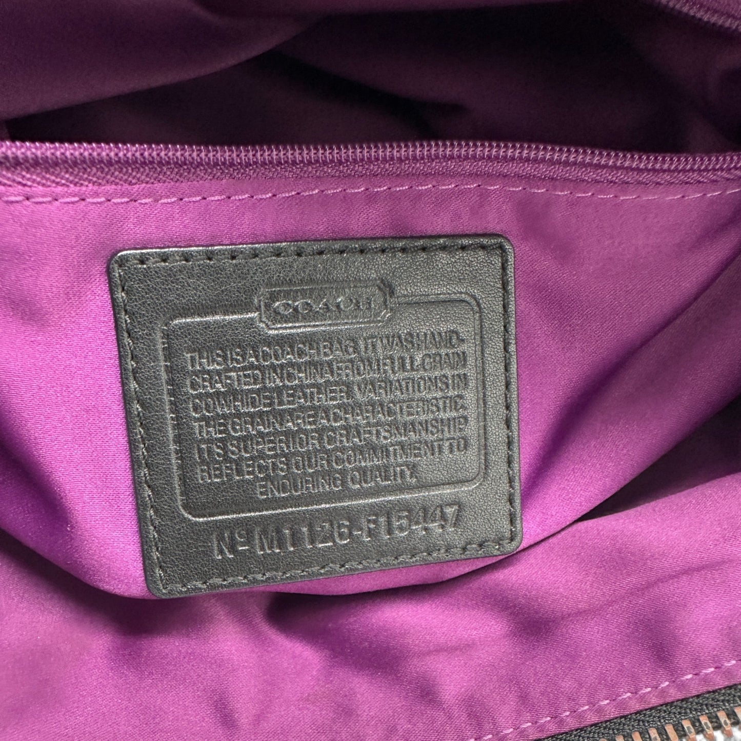 Vintage Coach Ashley F15447 Handbag - Thanks it's Vintage