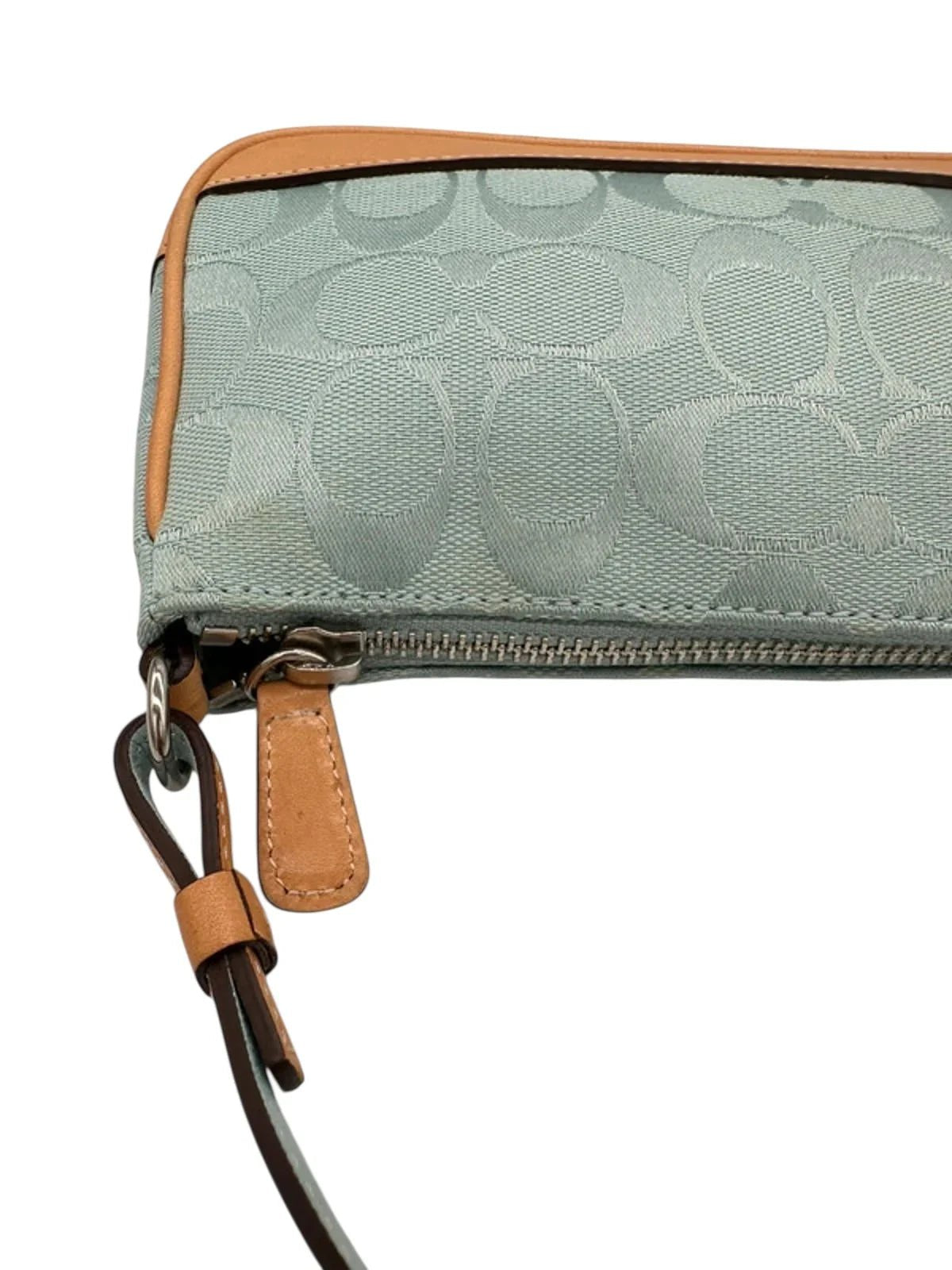 Vintage Coach Demi Turquoise Monogram Rare Mini Bag 6094 - Thanks it's Vintage