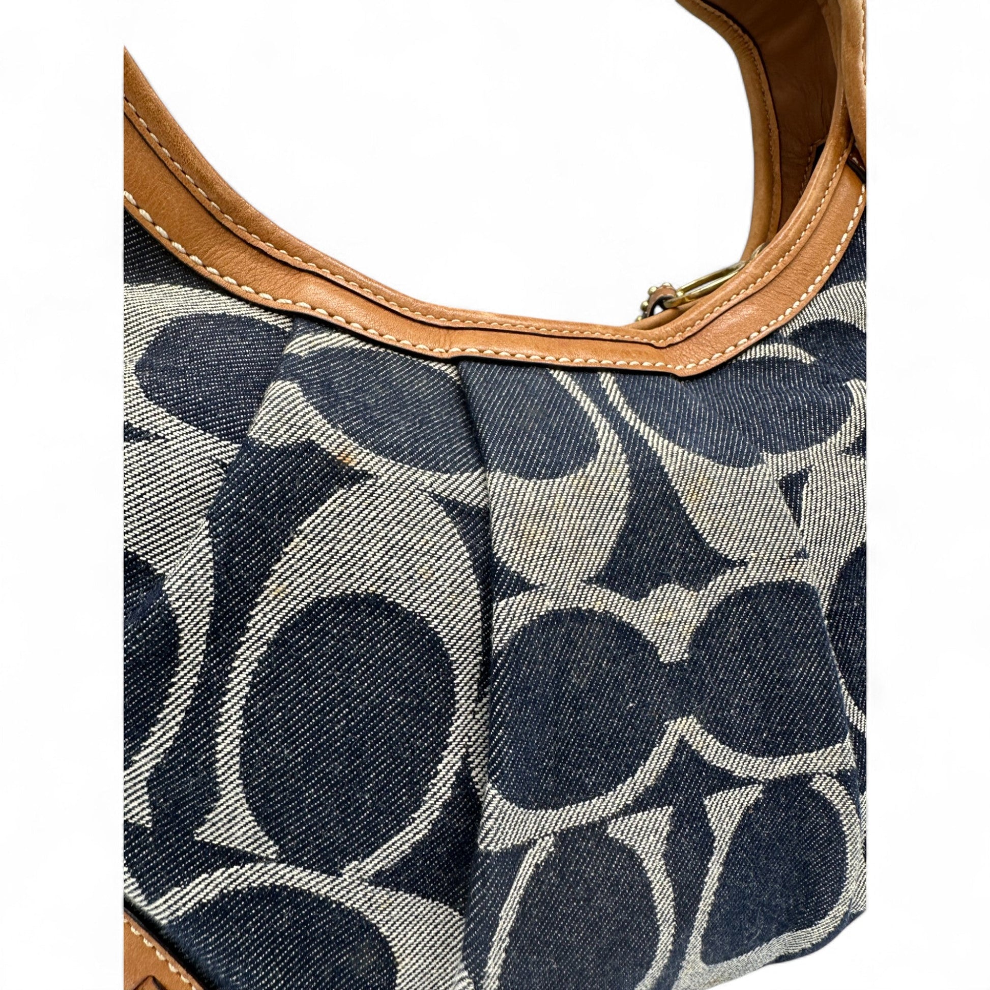 Vintage Coach Denim Ergo Crossbody Bag - Thanks it's Vintage