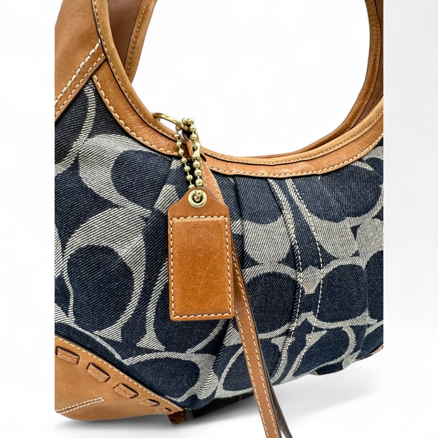 Vintage Coach Denim Ergo Crossbody Bag - Thanks it's Vintage