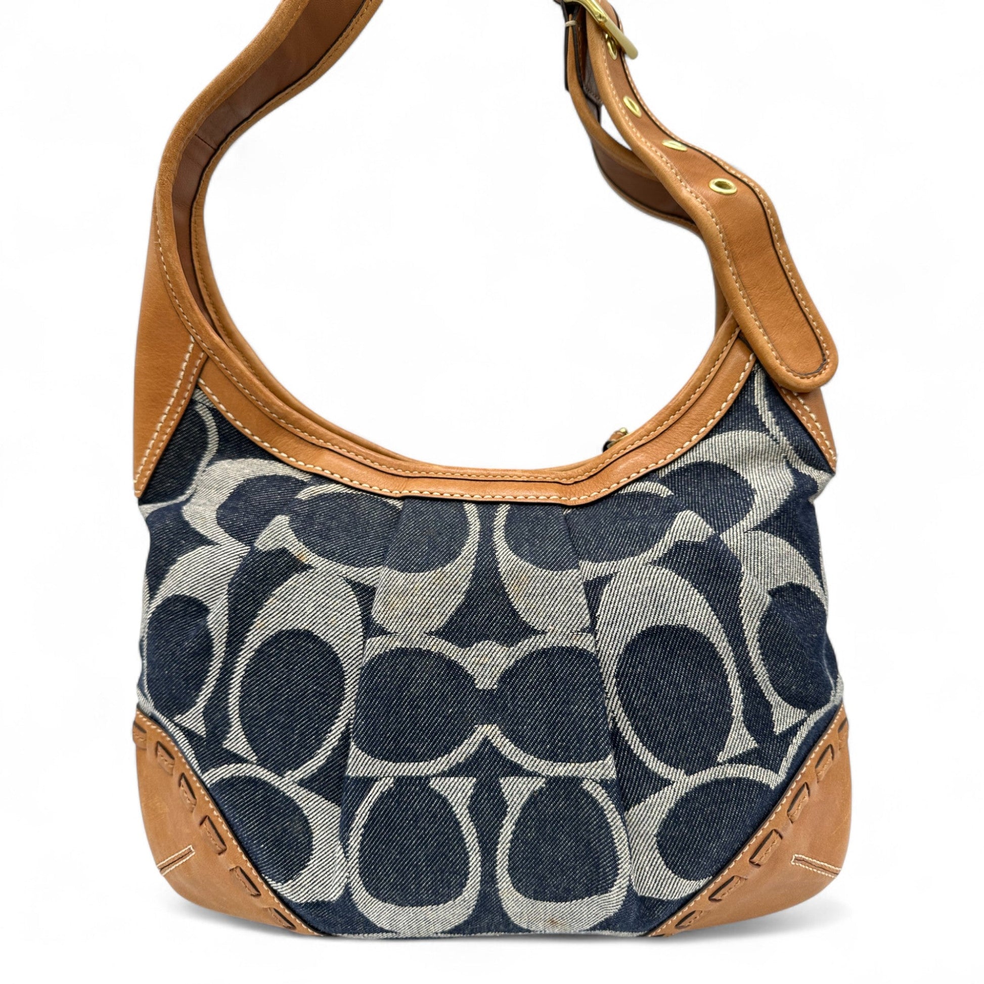 Vintage Coach Denim Ergo Crossbody Bag - Thanks it's Vintage