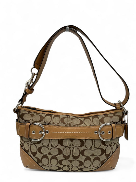 Vintage Coach F07077 Double Buckle Y2K Shoulder Bag - Thanks it's Vintage