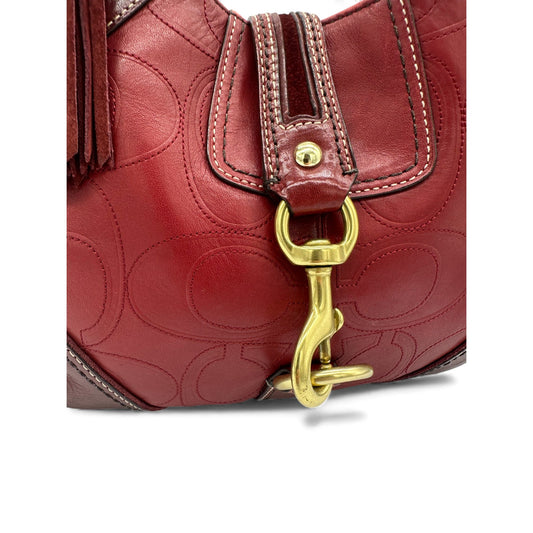 Vintage Coach F10223 Hampton Embossed Monogram Shoulder Bag - Thanks it's Vintage