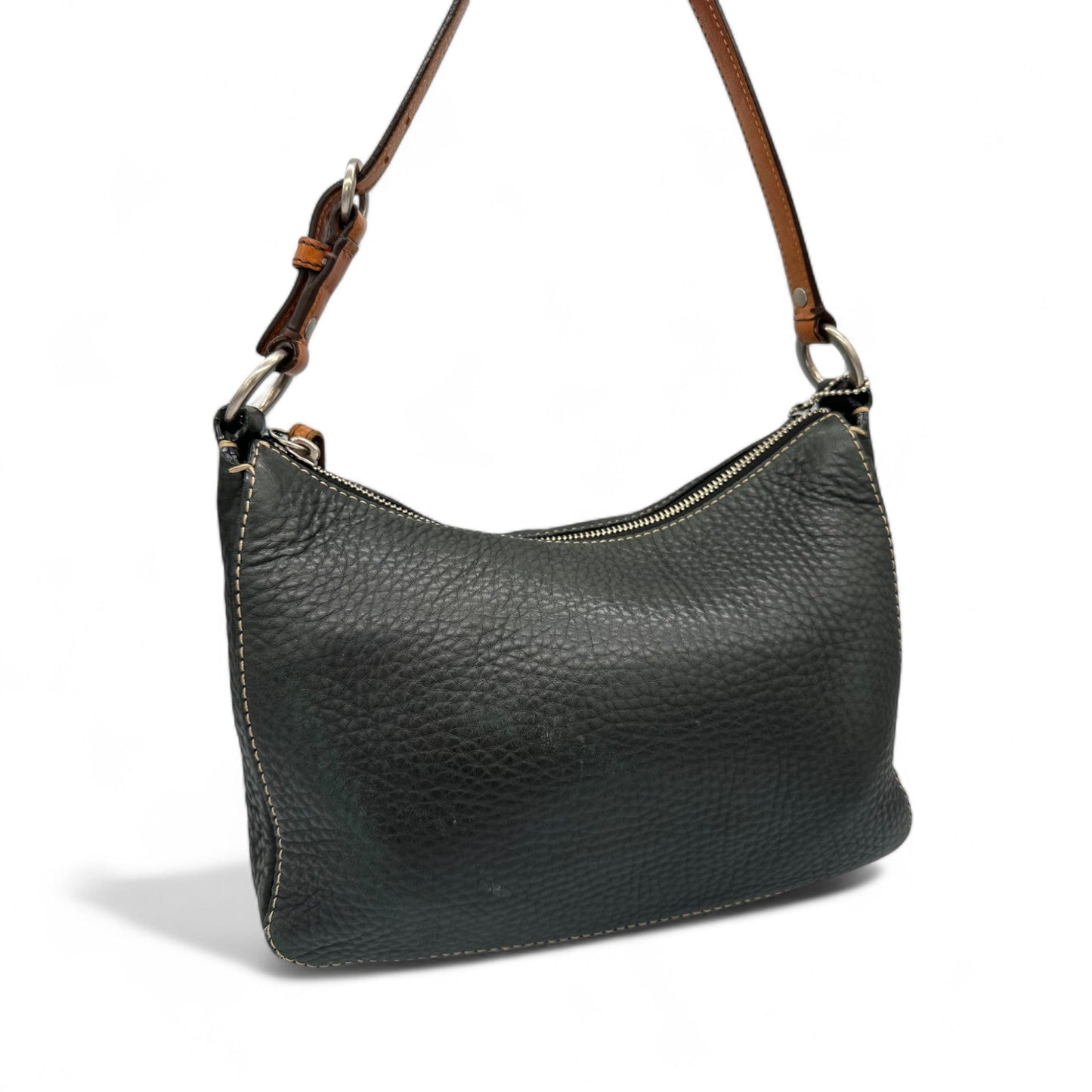 Vintage Coach F10890 Black Leather Shoulder Bag - Thanks it's Vintage