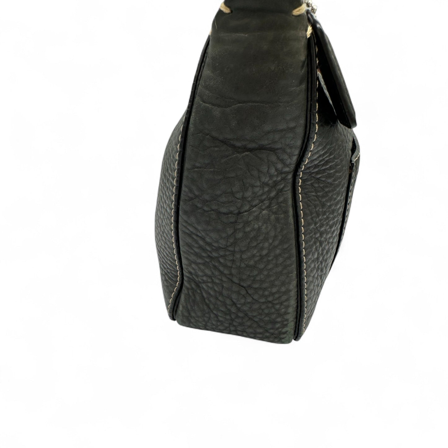 Vintage Coach F10890 Black Leather Shoulder Bag - Thanks it's Vintage