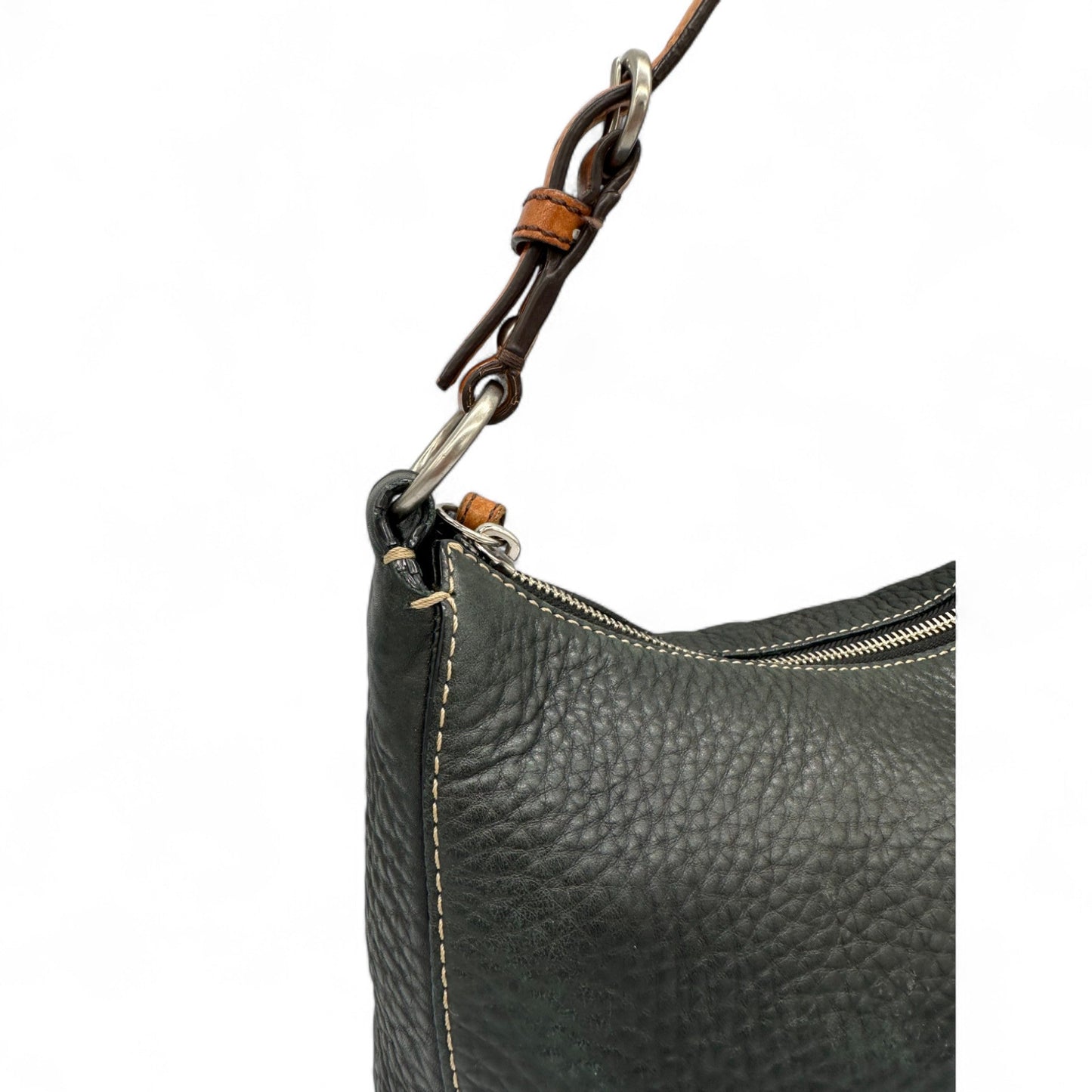 Vintage Coach F10890 Black Leather Shoulder Bag - Thanks it's Vintage