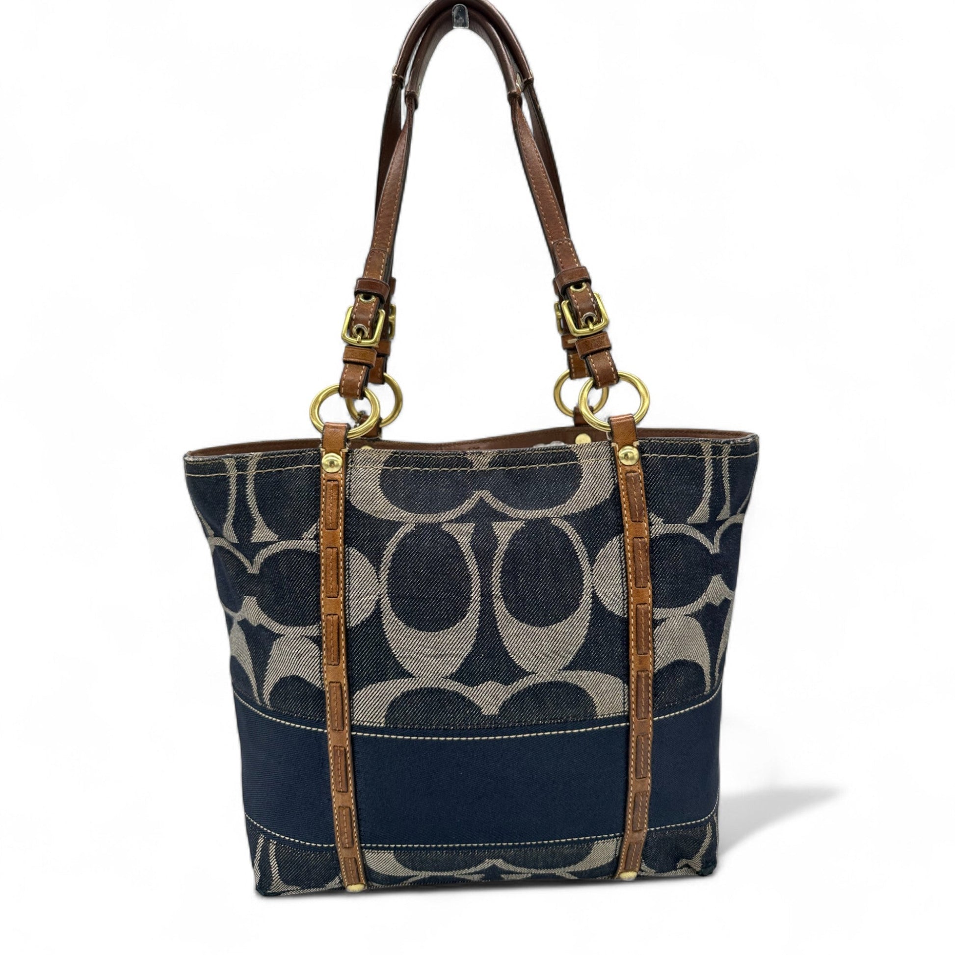 Vintage Coach F11179 Denim Tote Shoulder Bag - Thanks it's Vintage