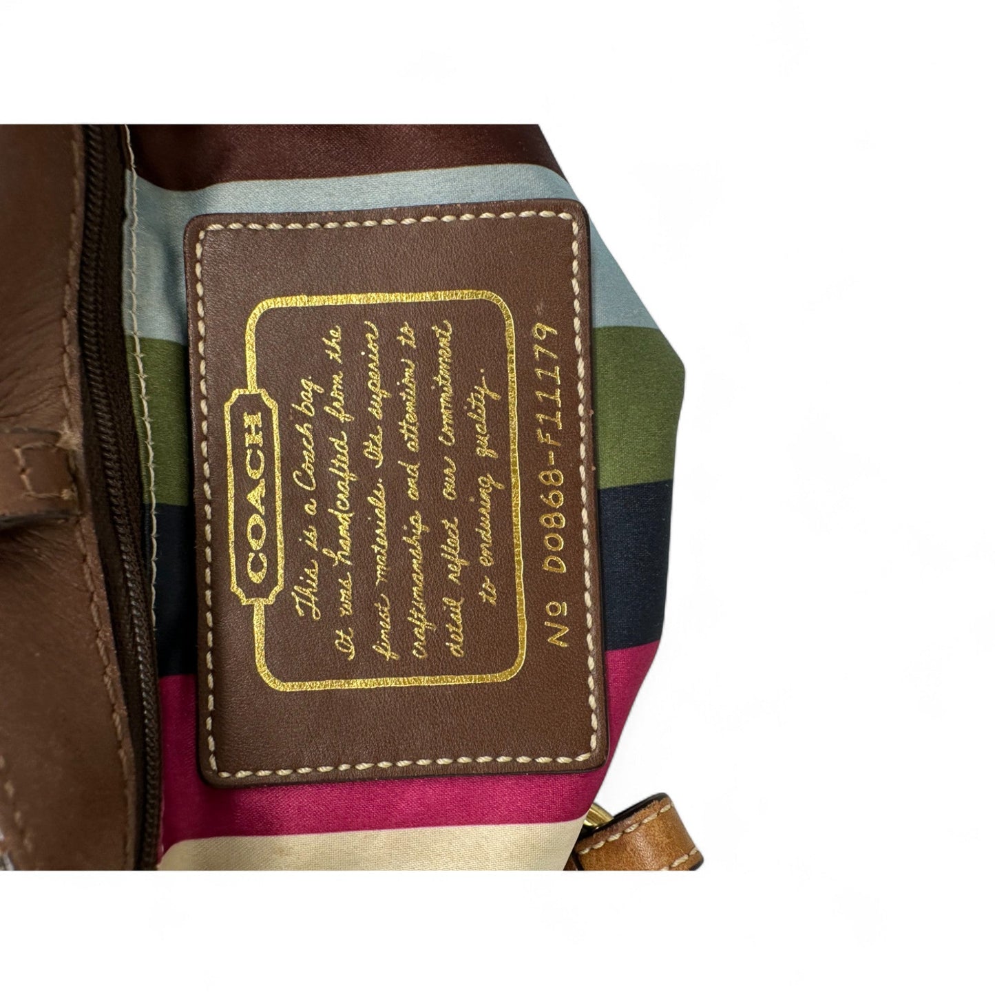 Vintage Coach F11179 Denim Tote Shoulder Bag - Thanks it's Vintage