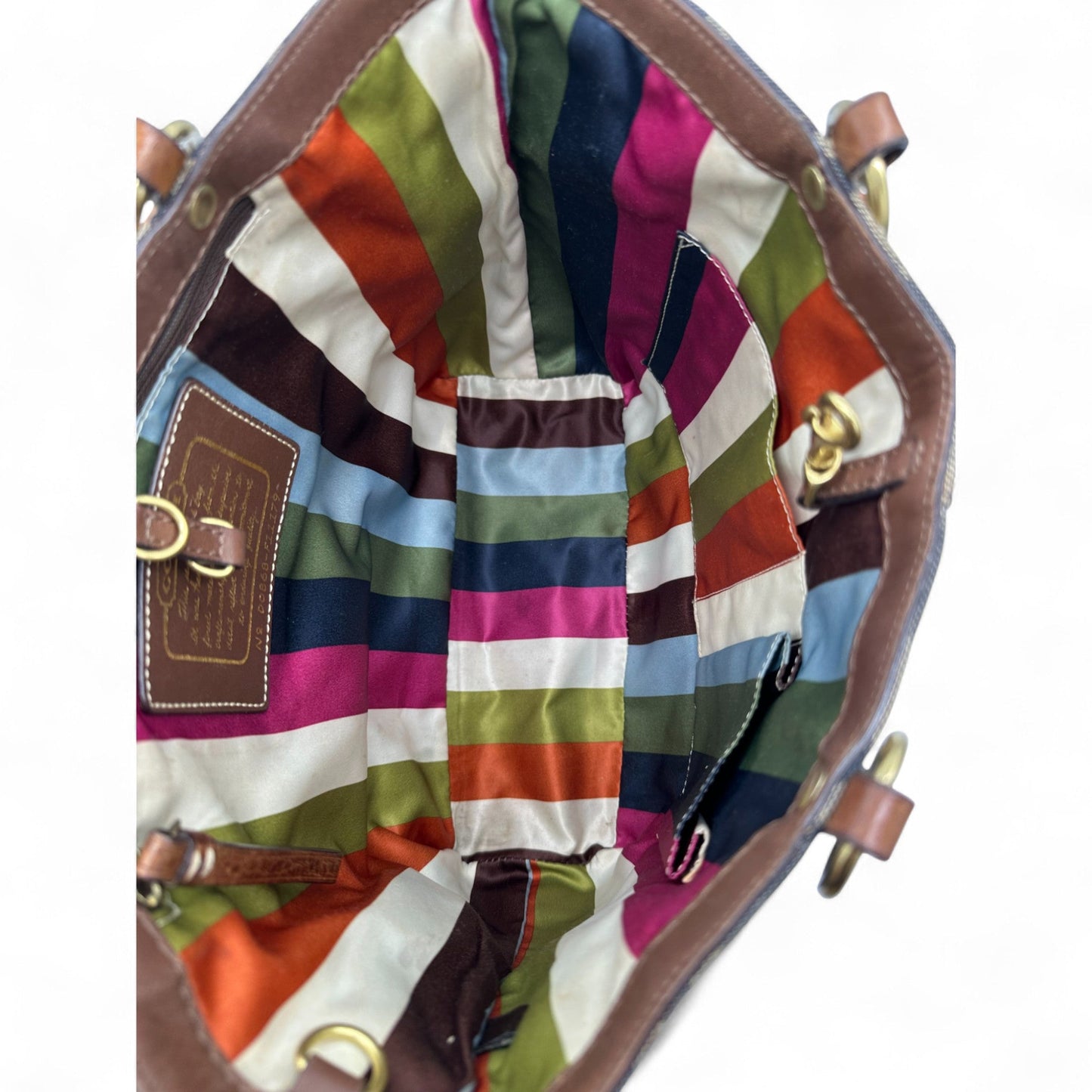 Vintage Coach F11179 Denim Tote Shoulder Bag - Thanks it's Vintage