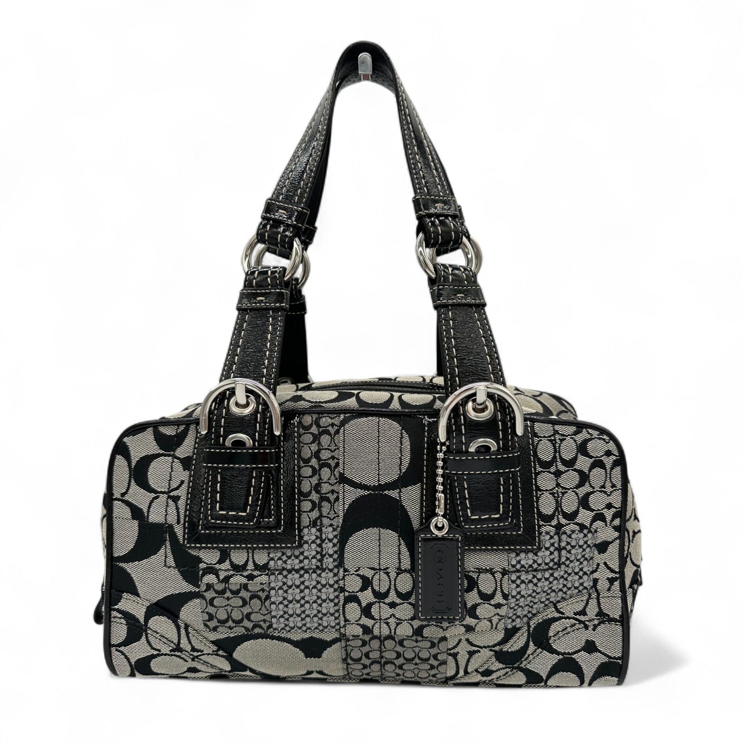 Vintage Coach F12317 Boston Patchwork Shoulder Bag - Thanks it's Vintage