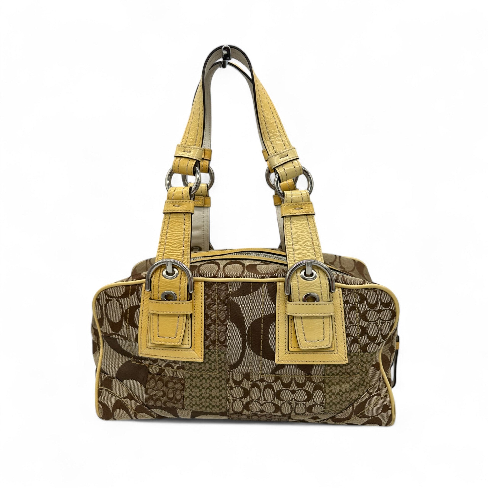 Vintage Coach F12317 Patchwork Soho Mini Boston Shoulder Bag - Thanks it's Vintage