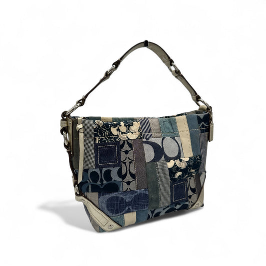Vintage Coach F13720 Denim Patchwork Carly Shoulder Bag - Thanks it's Vintage