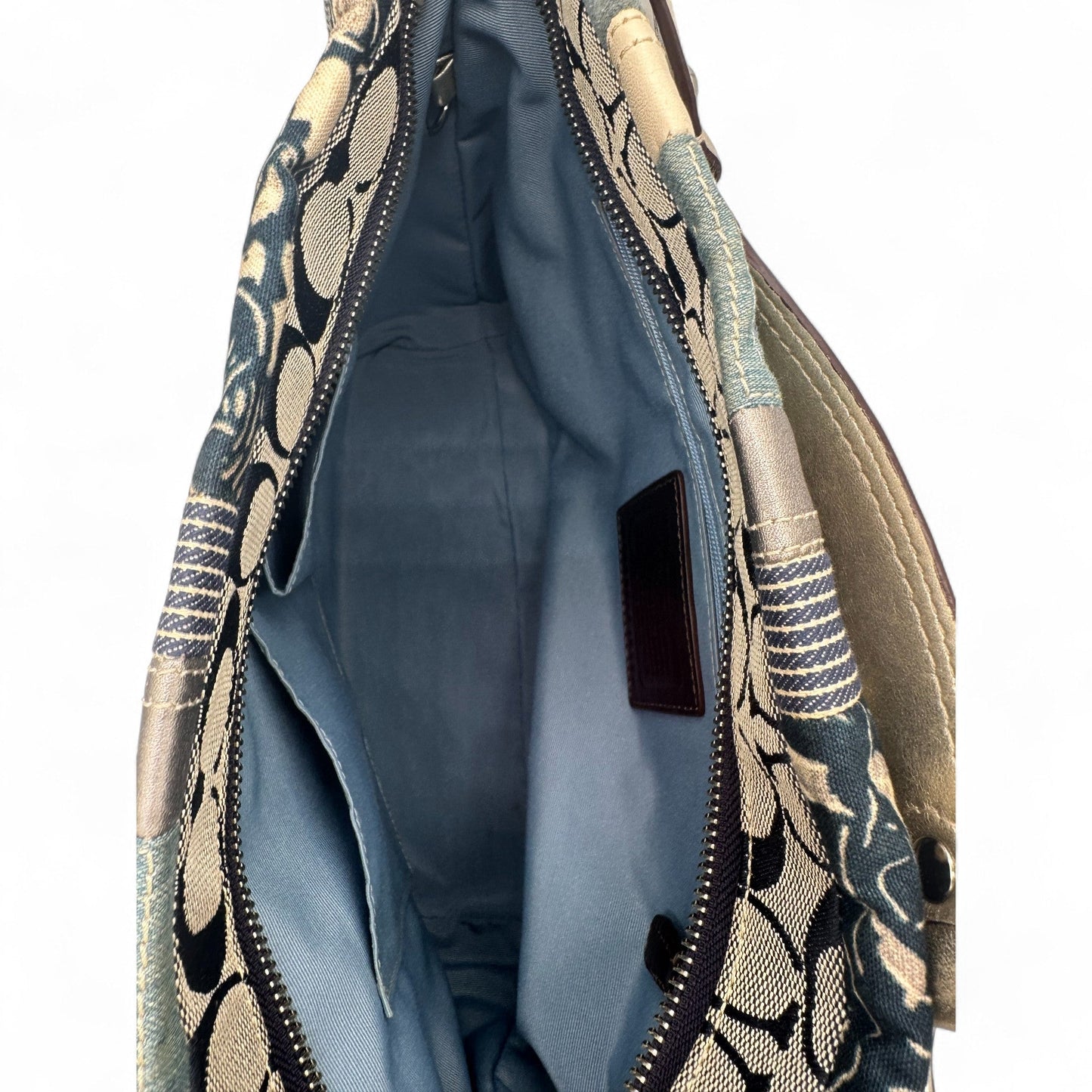 Vintage Coach F13720 Denim Patchwork Carly Shoulder Bag - Thanks it's Vintage