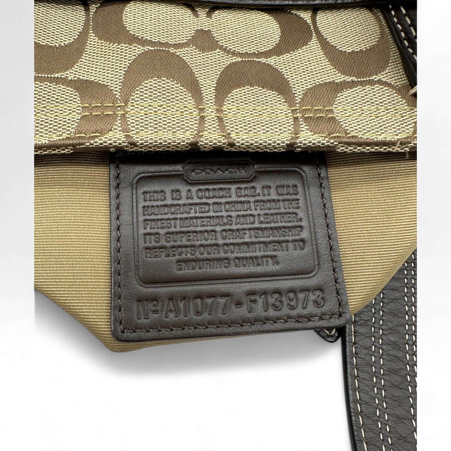 Vintage Coach F13973 Turnlock Tote Shoulder Bag - Thanks it's Vintage