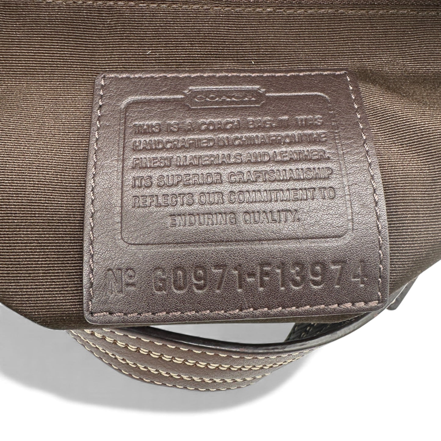 Vintage Coach F13974 Hamptons Signature Tote Bag - Thanks it's Vintage