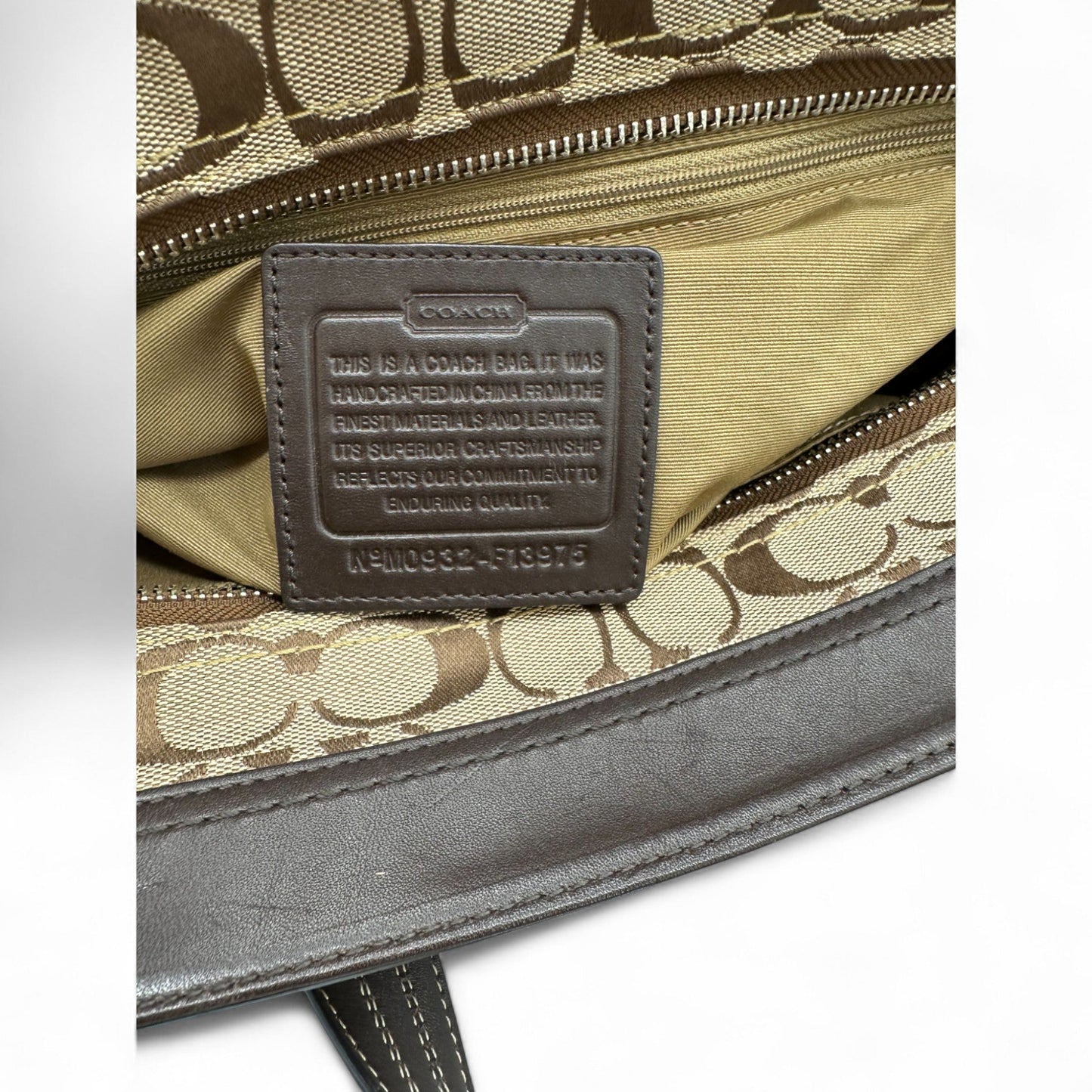 Vintage Coach F13975 Hamptons Carryall Shoulder Bag - Thanks it's Vintage