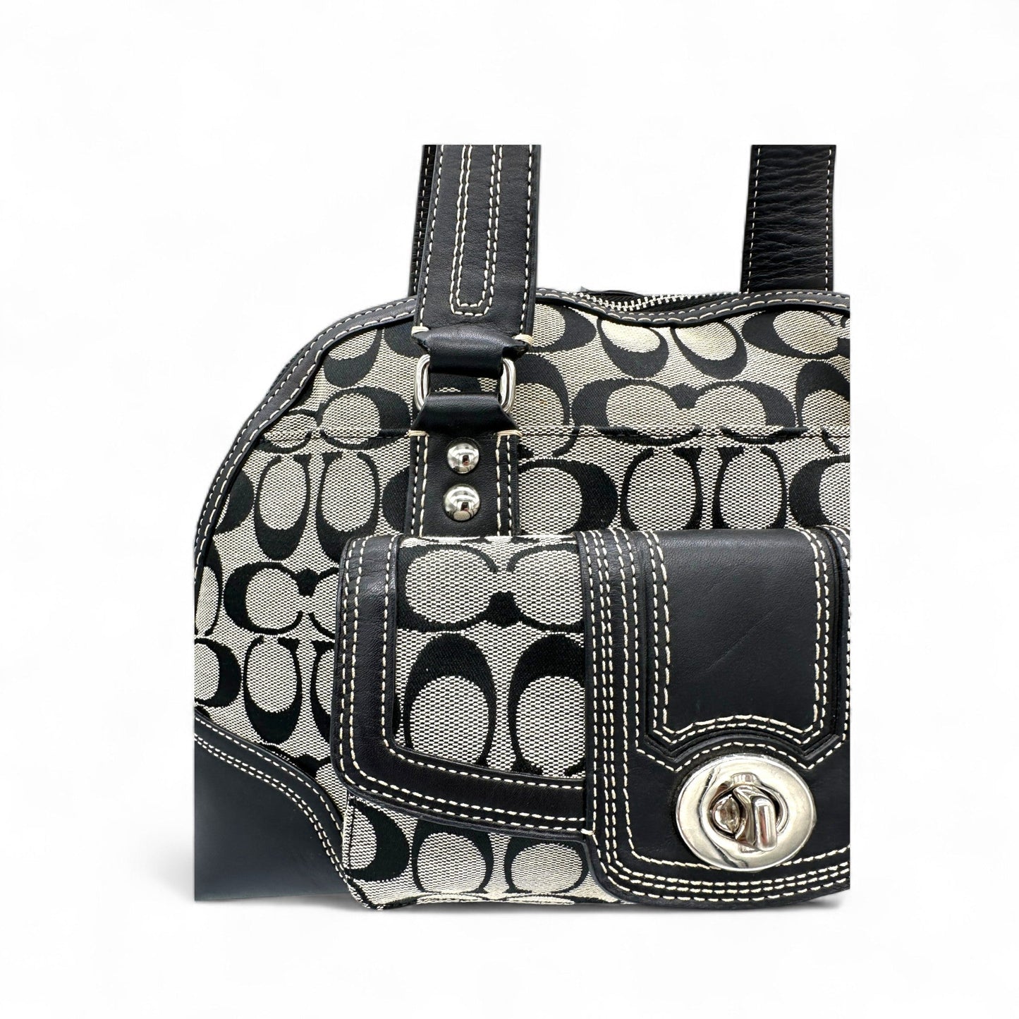 Vintage Coach F13977 Miranda Turnlock Handbag - Thanks it's Vintage