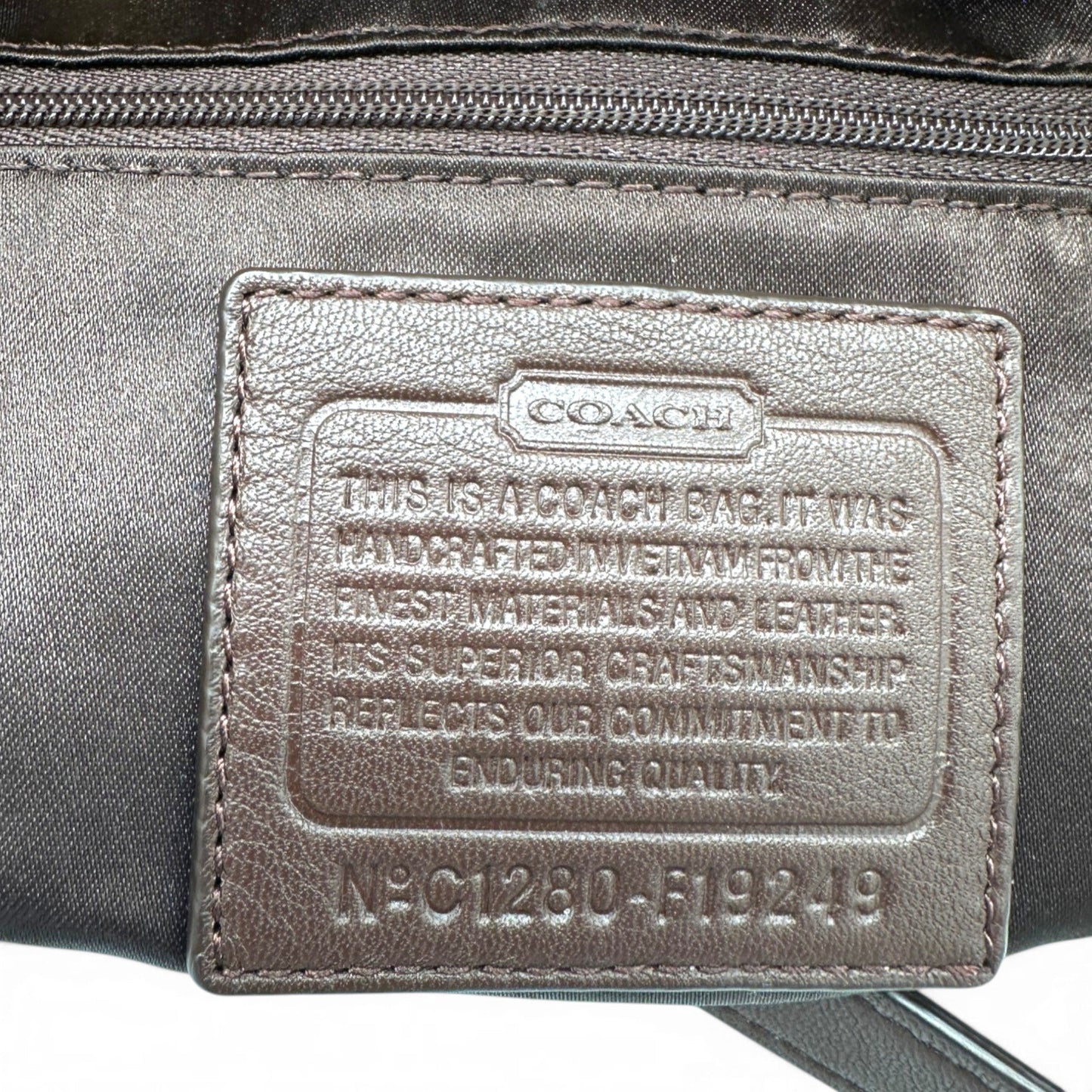 Vintage Coach F19249 Tote Handbag - Thanks it's Vintage