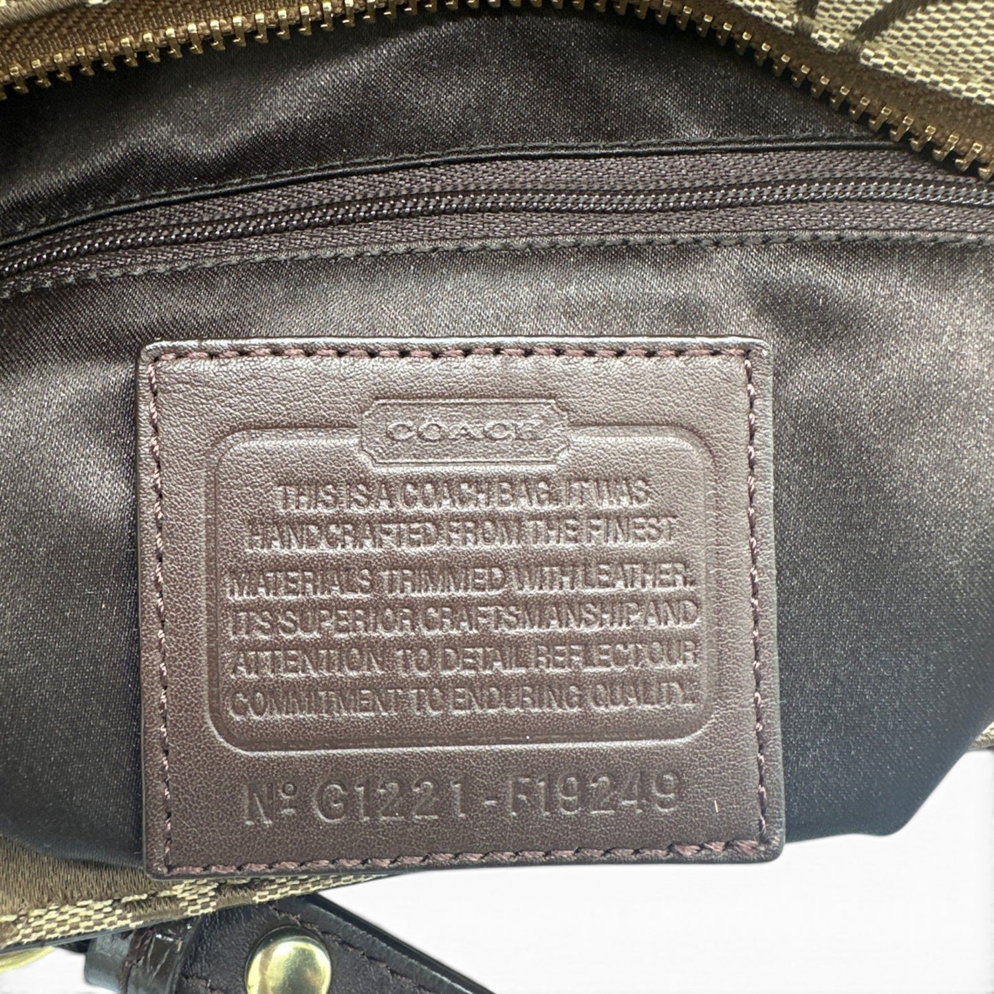 Vintage Coach F19249 Tote Handbag - Thanks it's Vintage