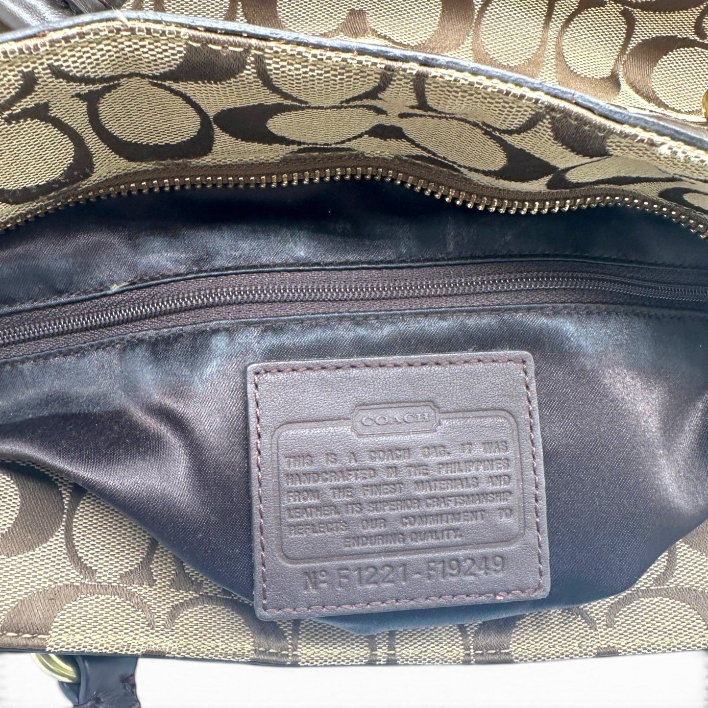 Vintage Coach F19249 Tote Handbag - Thanks it's Vintage