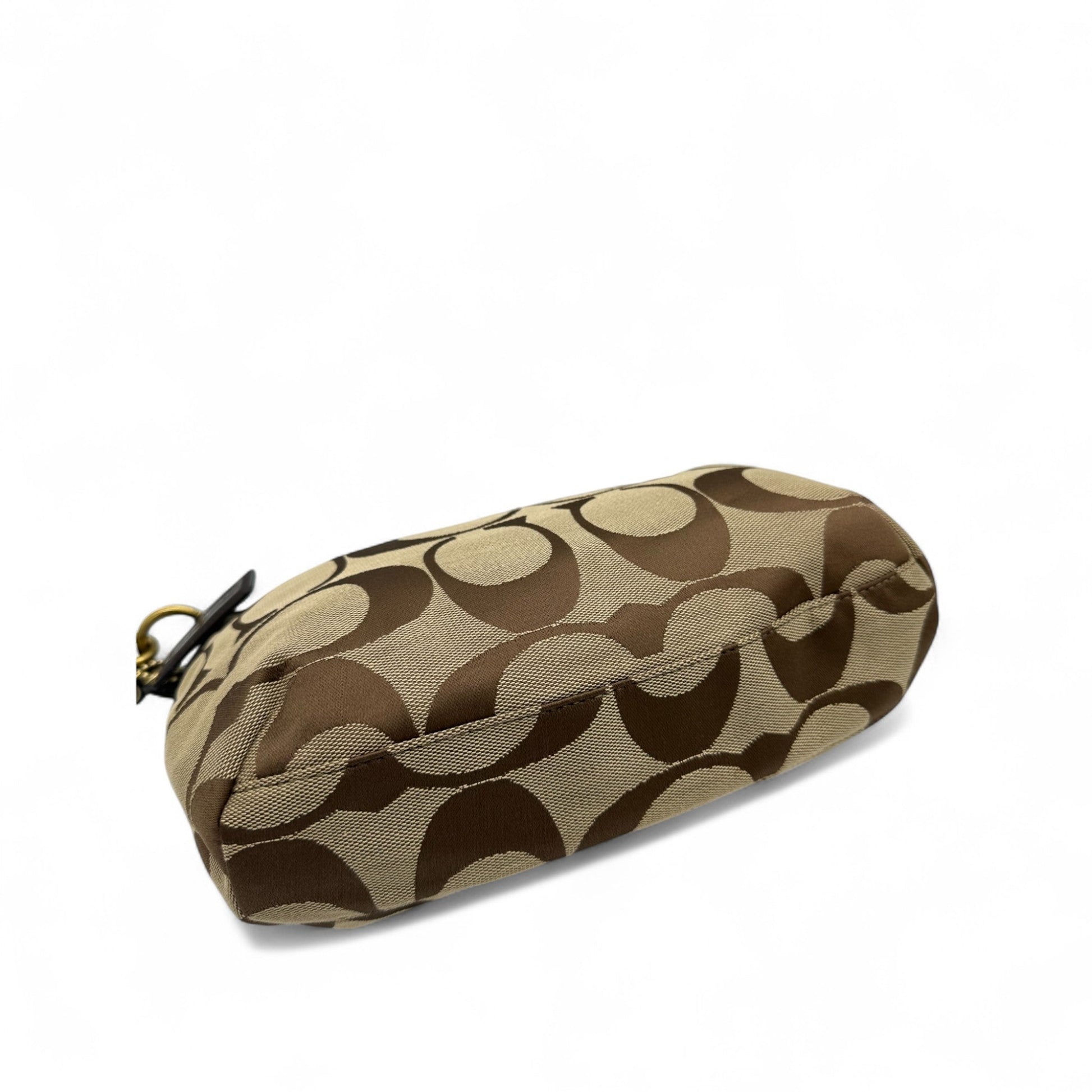 Vintage Coach F23544 Brown Trim Monogram Shoulder Bag with Detachable Two Way Strap - Thanks it's Vintage