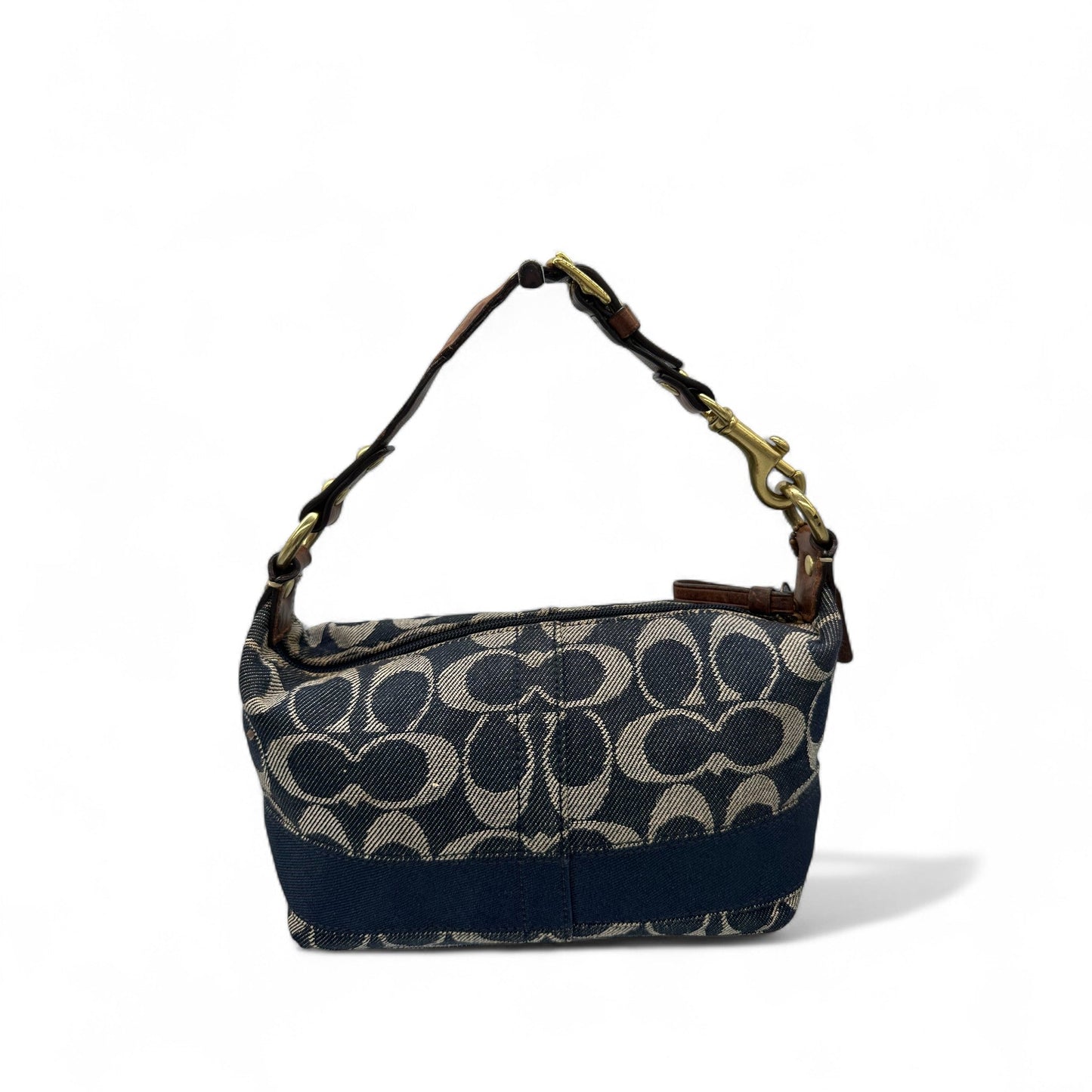 Vintage Coach F40757 Denim Monogram Mini Shoulder Bag - Thanks it's Vintage