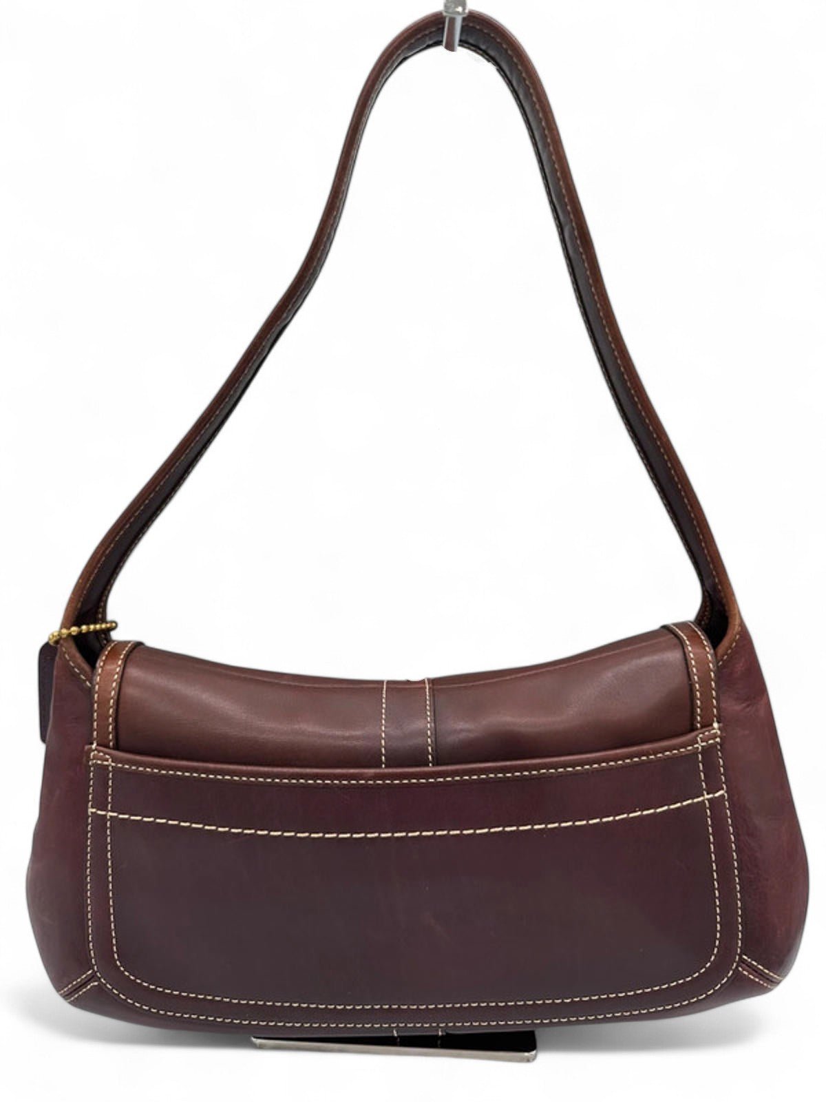 Vintage Coach Plum Leather Ergo Shoulder bag Horsebit Buckle - Thanks it's Vintage