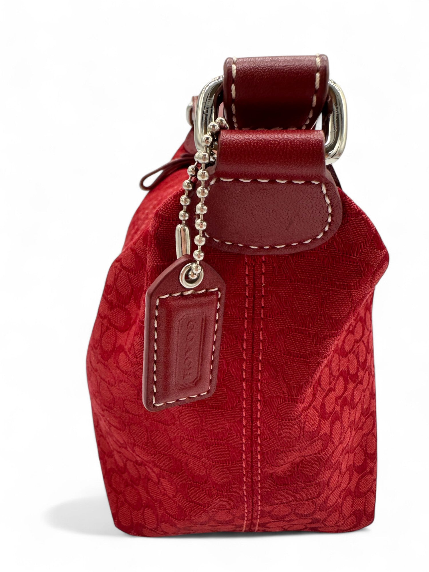 Vintage Coach Red Monogram Mini Shoulder Bag - Thanks it's Vintage