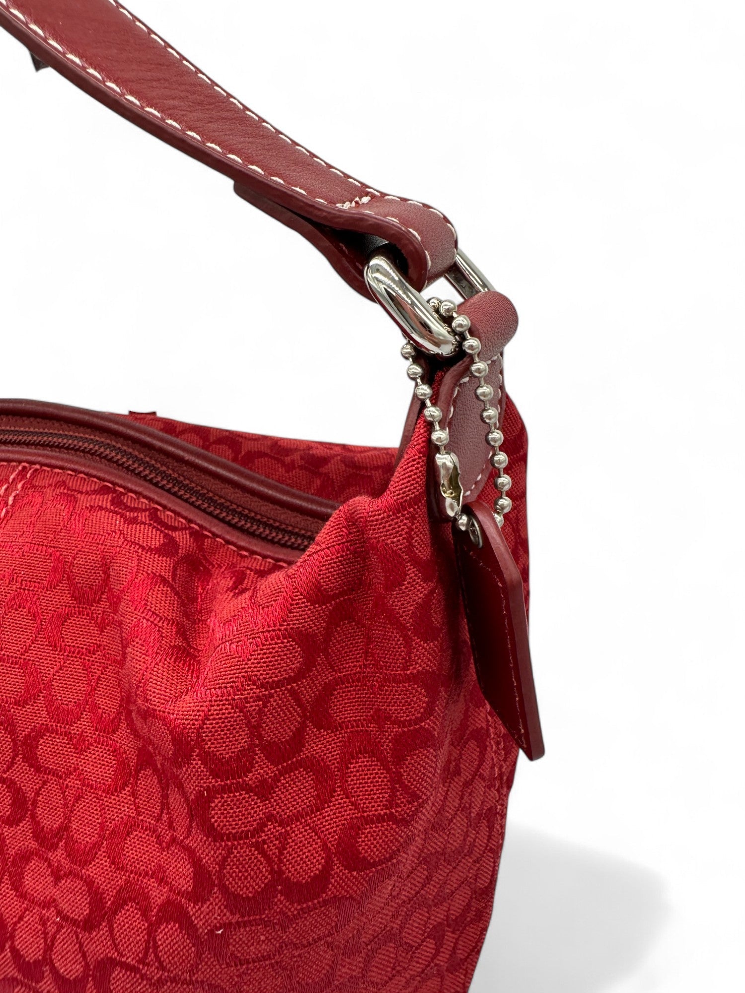 Vintage Coach Red Monogram Mini Shoulder Bag - Thanks it's Vintage