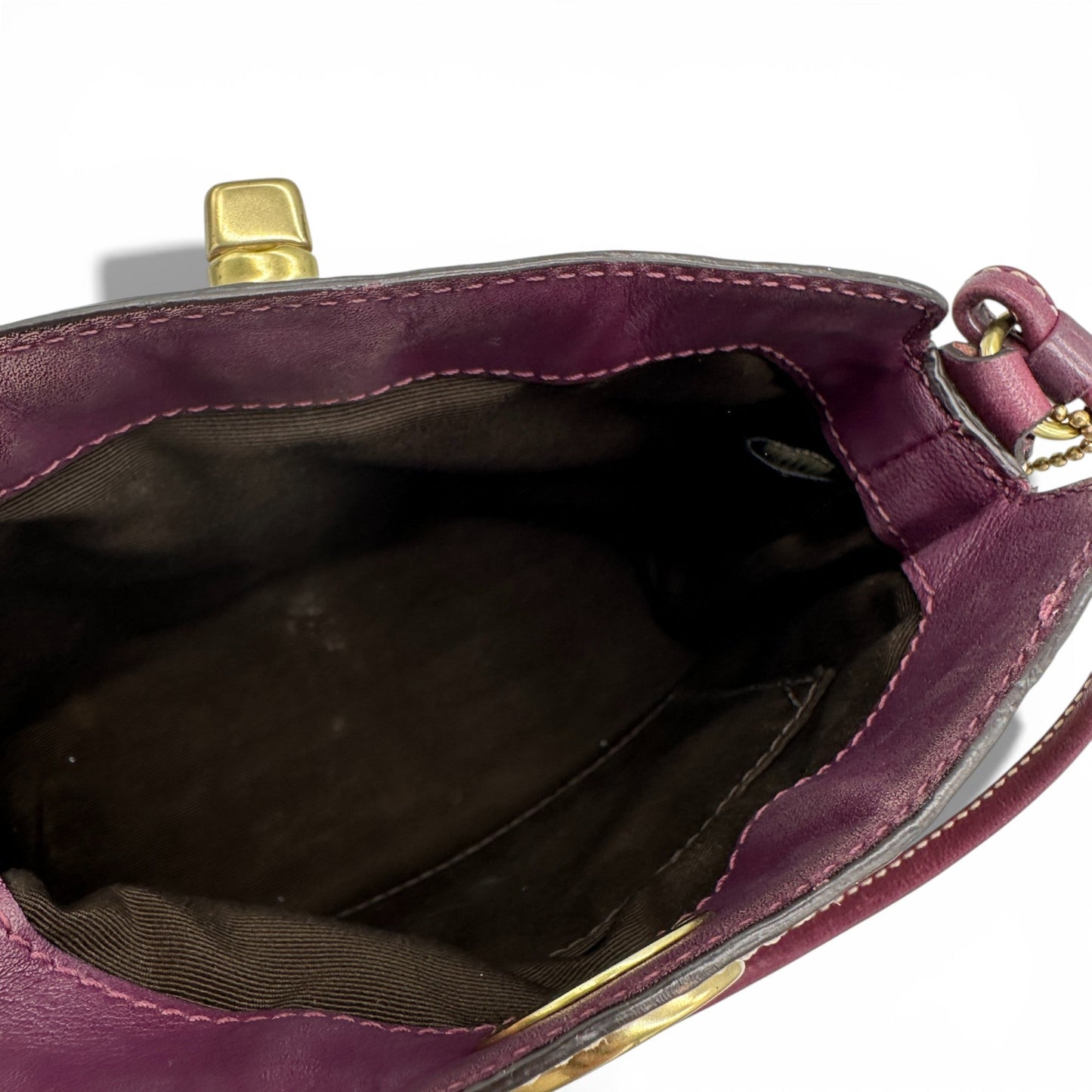 Vintage Coach Signature Monogram Turnlock Mini Handbag - Thanks it's Vintage