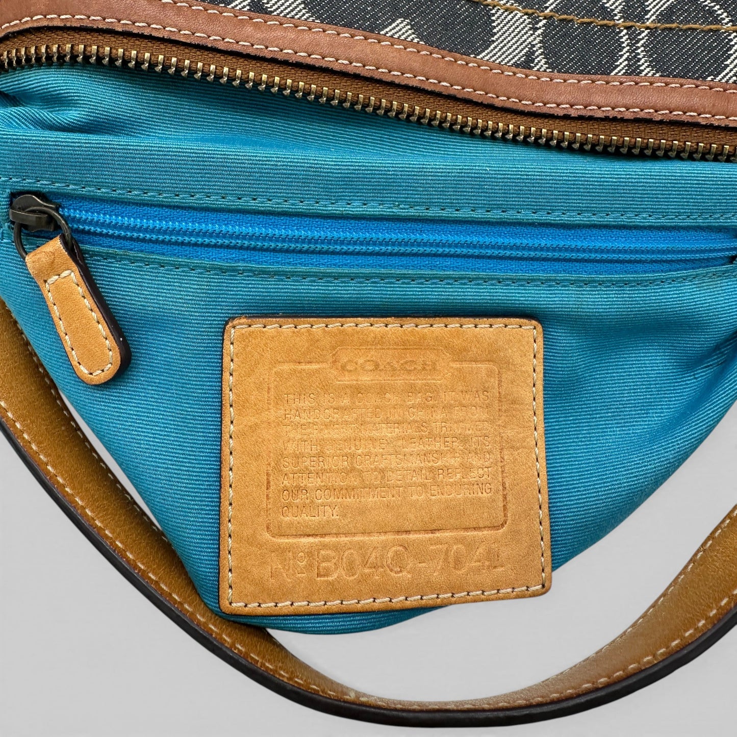 Vintage Coach Sufflette Denim 7041 Shoulder Bag - Thanks it's Vintage