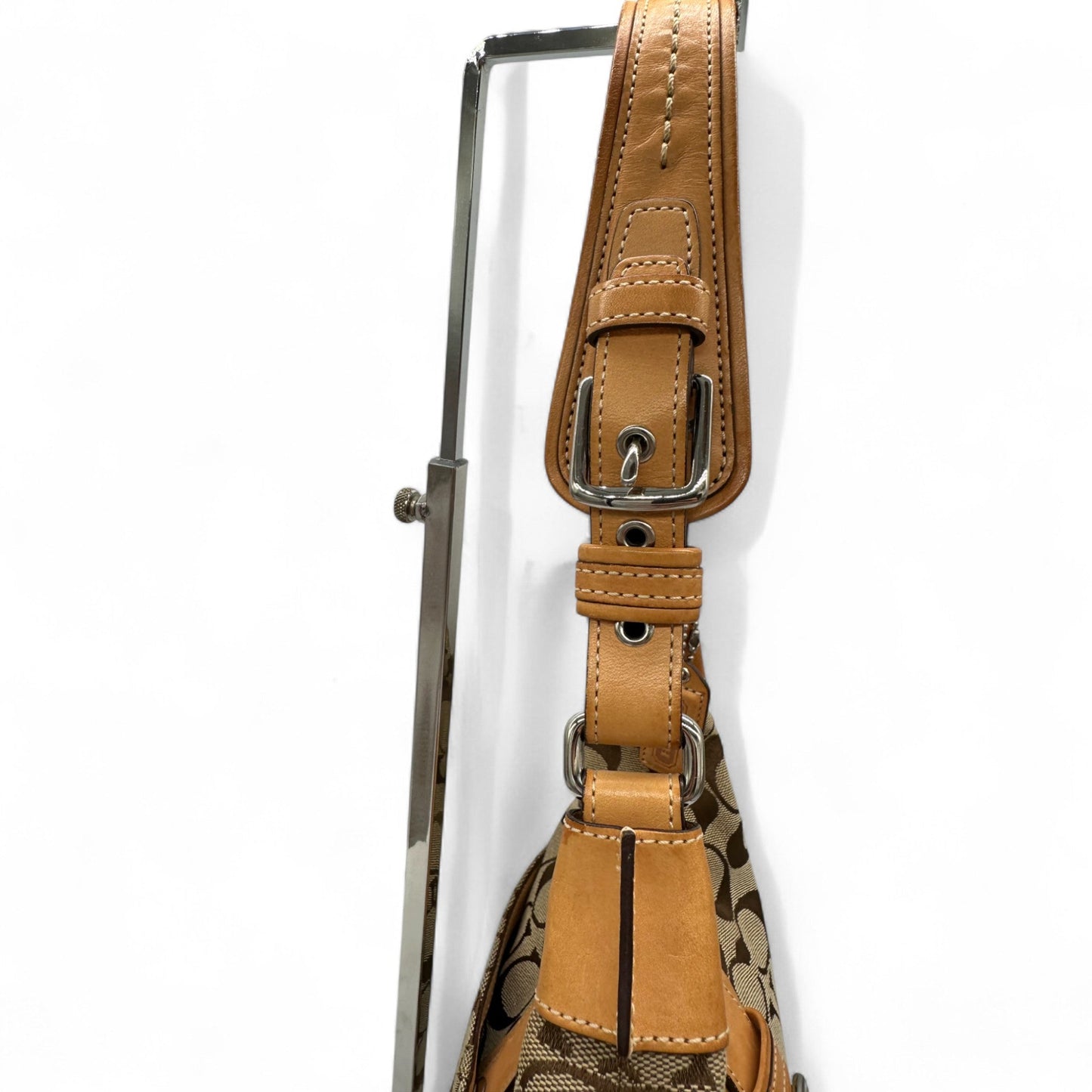 Vintage Coach Vintage Coach 6824 Soho Shoulder Bag in brown and beige signature monogram - Thanks it's Vintage