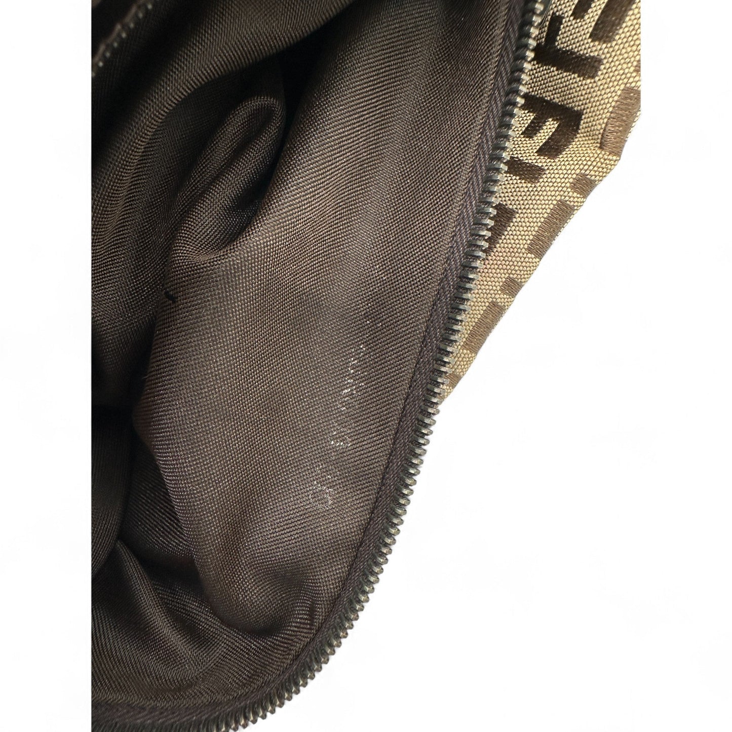 Vintage Fendi Baguette Zucchino Flap Shoulder Bag - Thanks it's Vintage