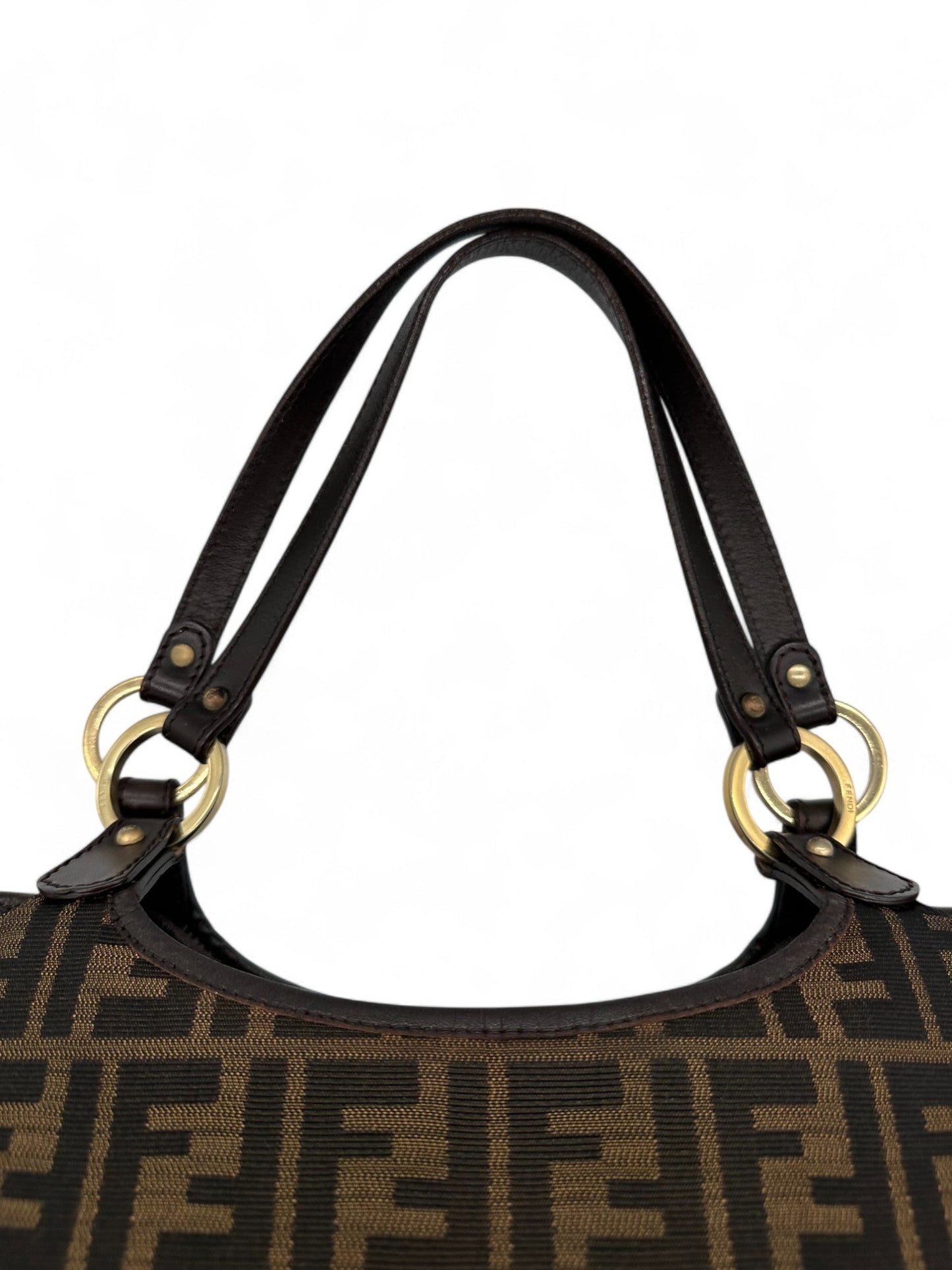 Vintage Fendi Chef Tote Zucca Monogram Shoulder Bag - Thanks it's Vintage