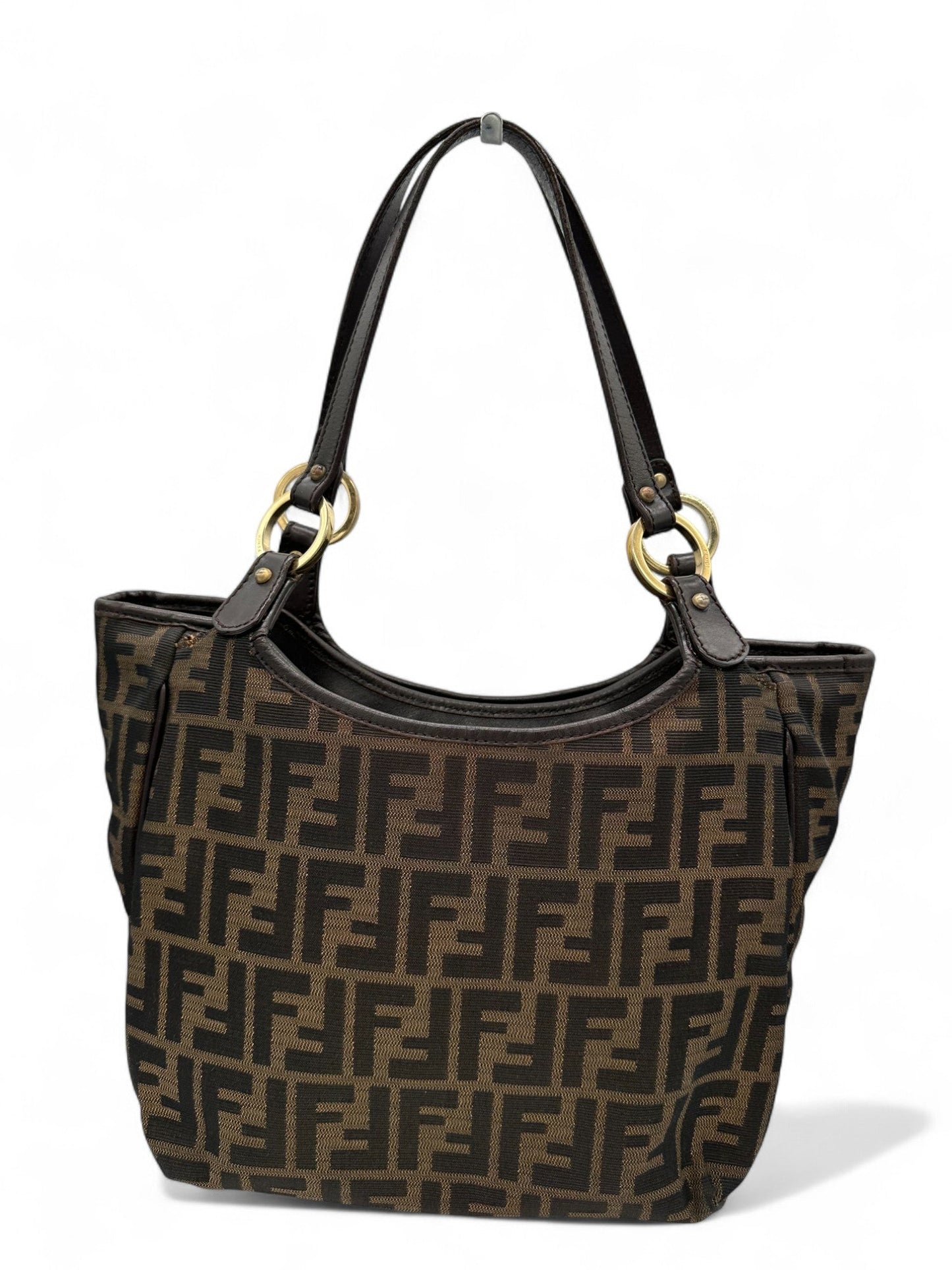 Vintage Fendi Chef Tote Zucca Monogram Shoulder Bag - Thanks it's Vintage